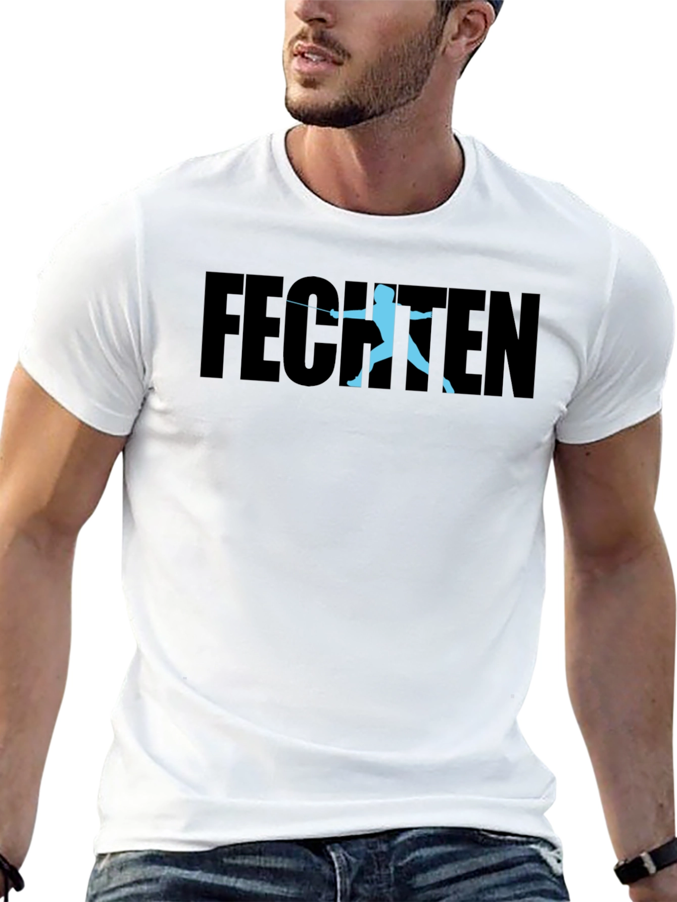 Fencing T-Shirt - Fechten Design