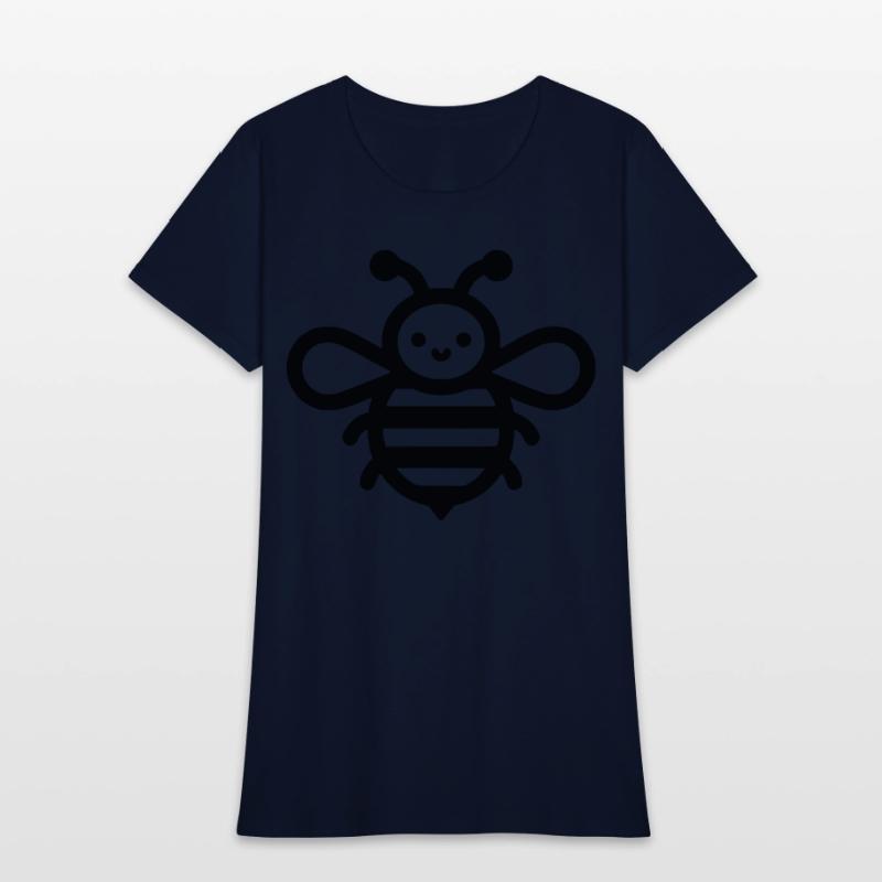 Honey bee kids style insect drawing path10