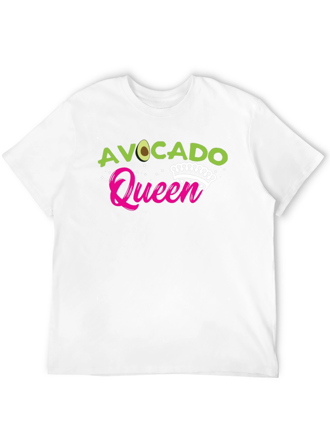 Avocado Queen Black T-Shirt - Trendy Graphic Tee