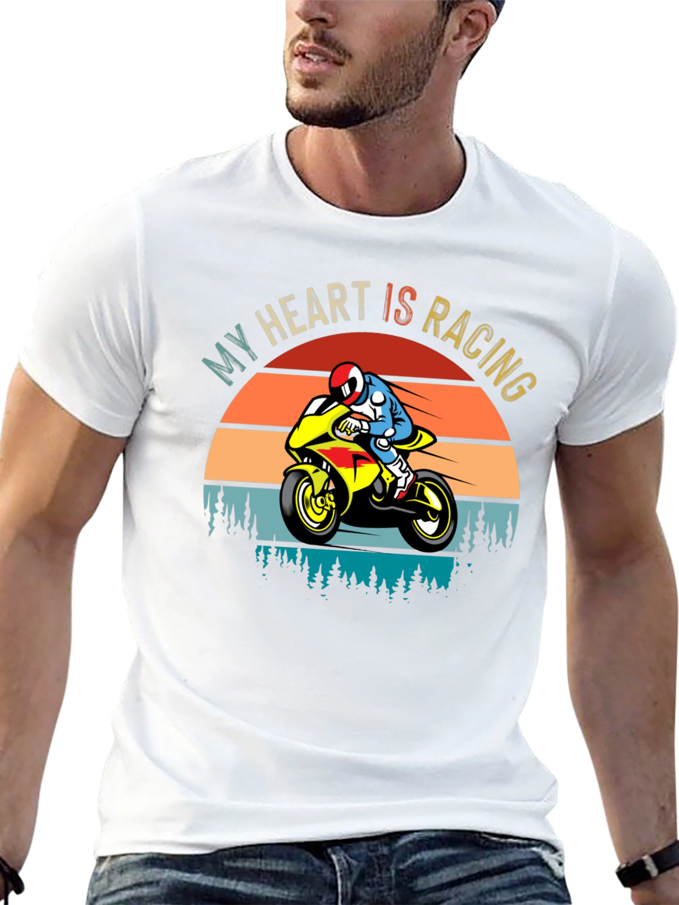 My Heart Is Racing Graphic T-Shirt