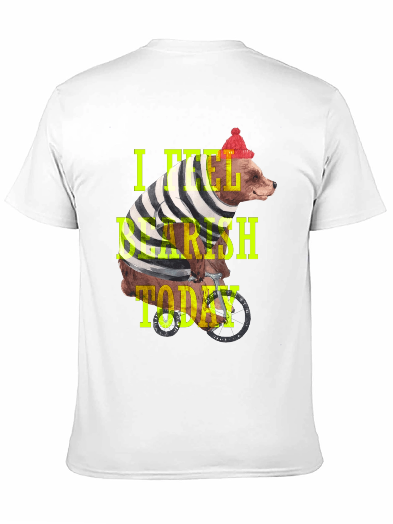 Bearish Today Graphic Tee - Black Cotton T-Shirt