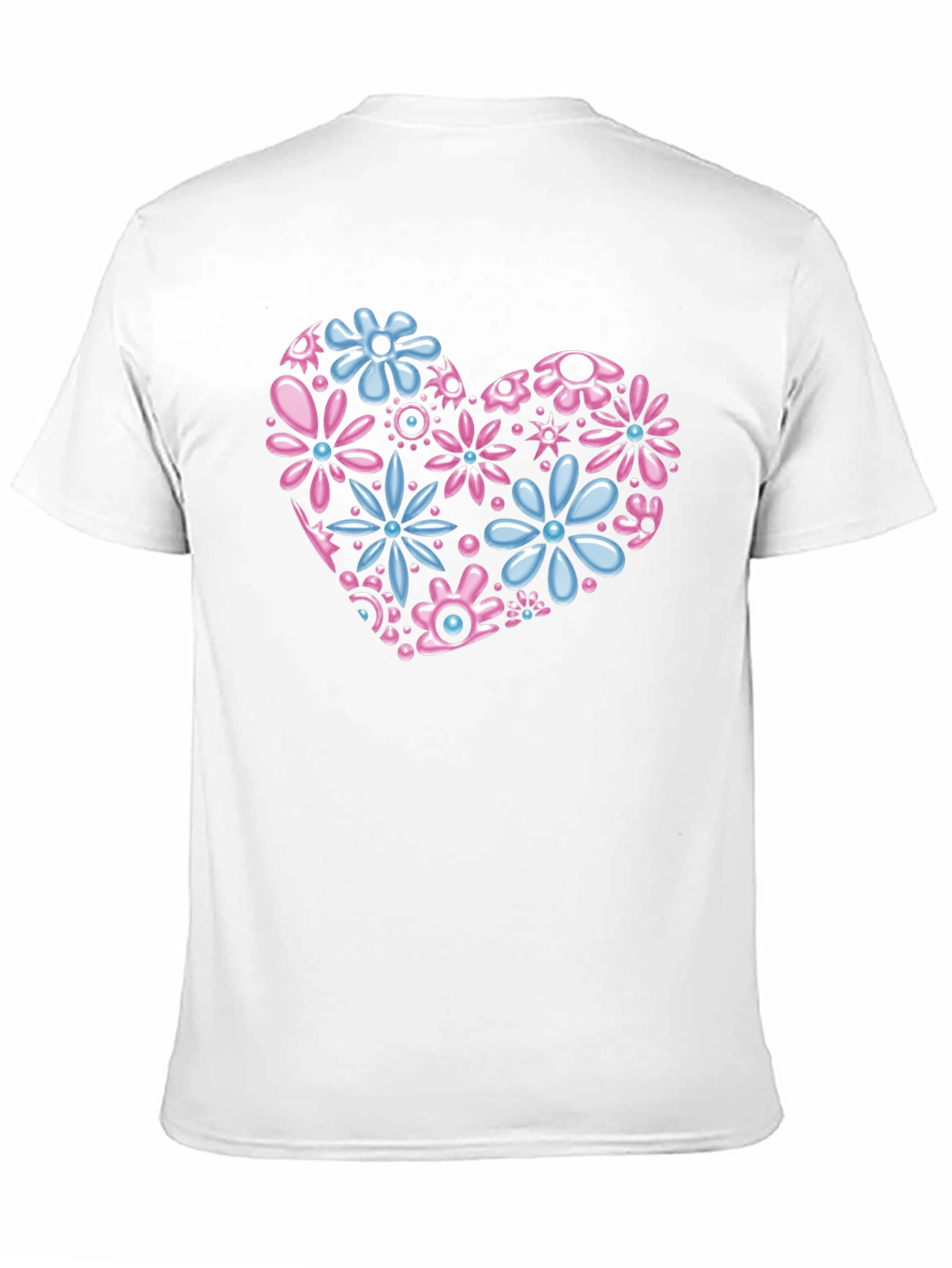 Floral Heart Graphic T-Shirt