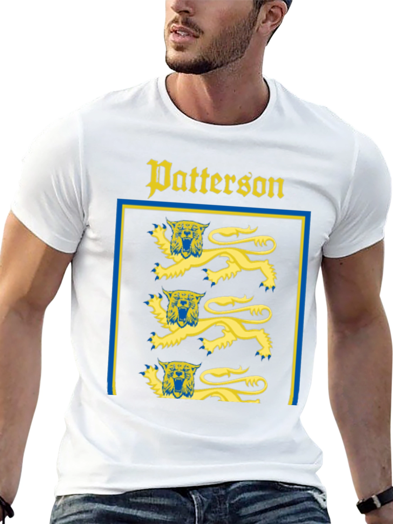 Patterson Coat of Arms Black T-Shirt