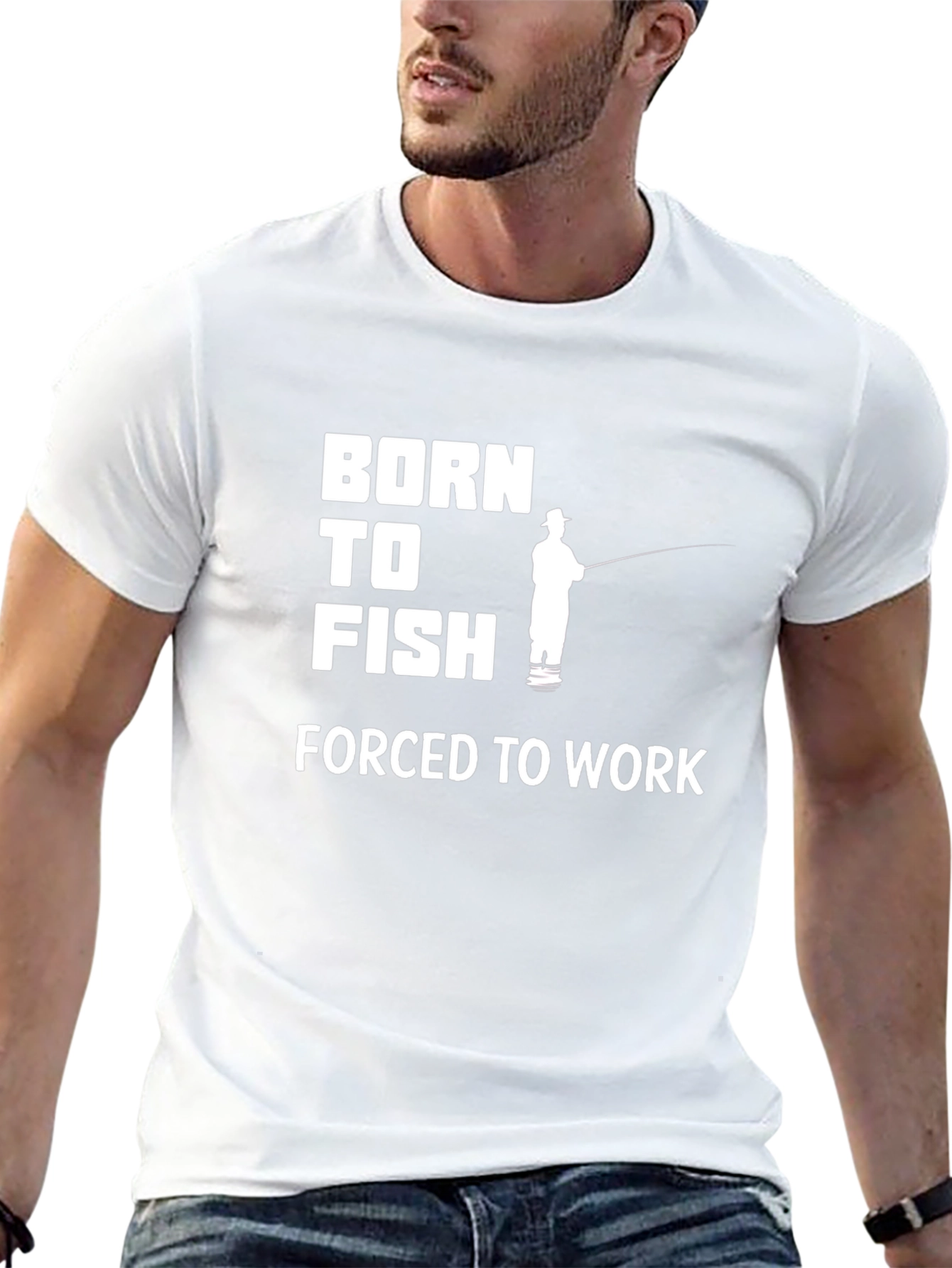 Born to Fish T-Shirt - Funny Fishing Tee