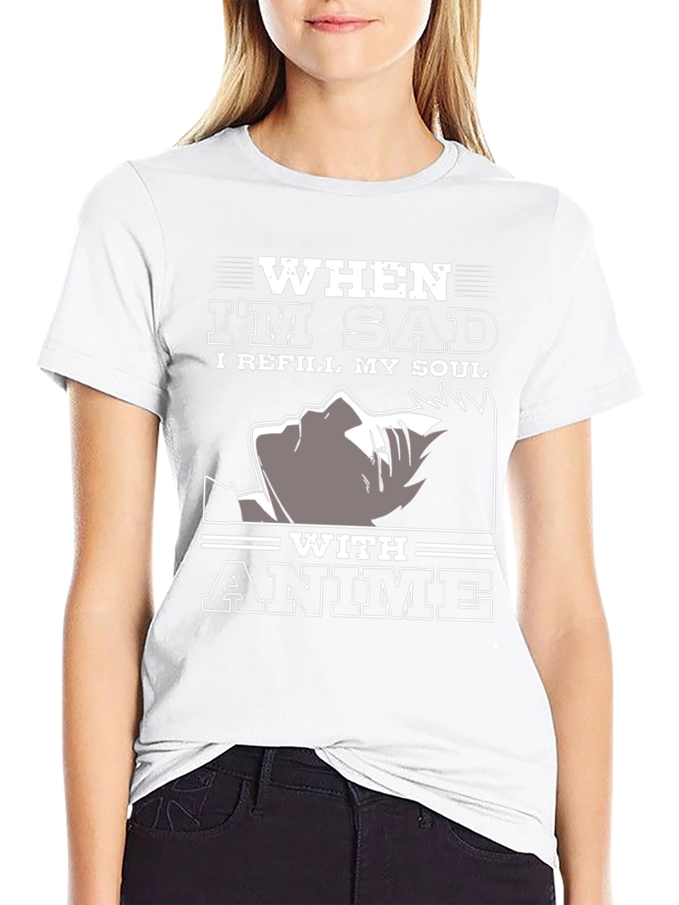 When Im Sad Anime T-Shirt