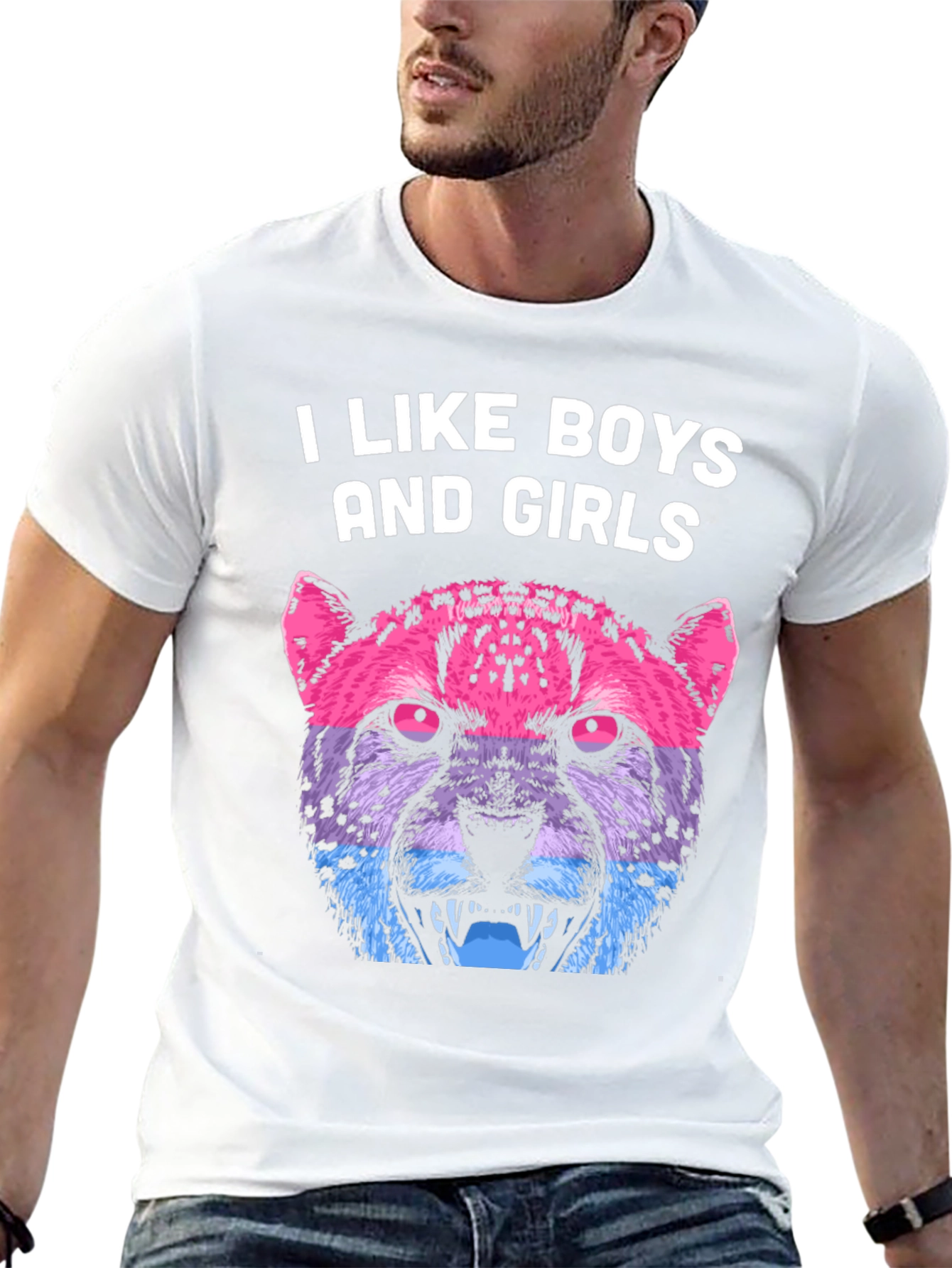 Bisexual Pride T-Shirt - I Like Boys and Girls