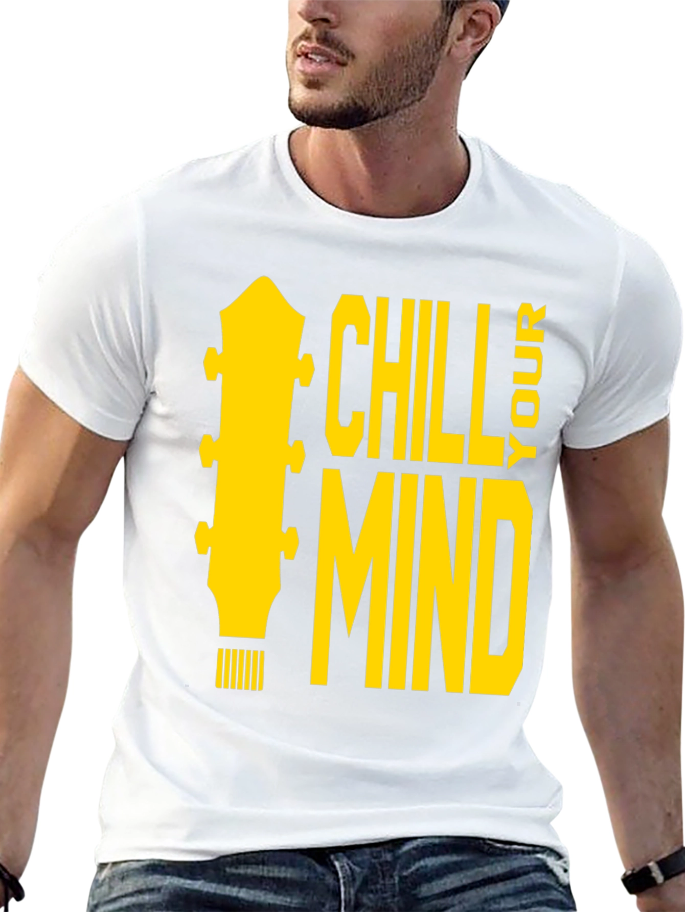 Chill Your Mind Graphic Tee - Black