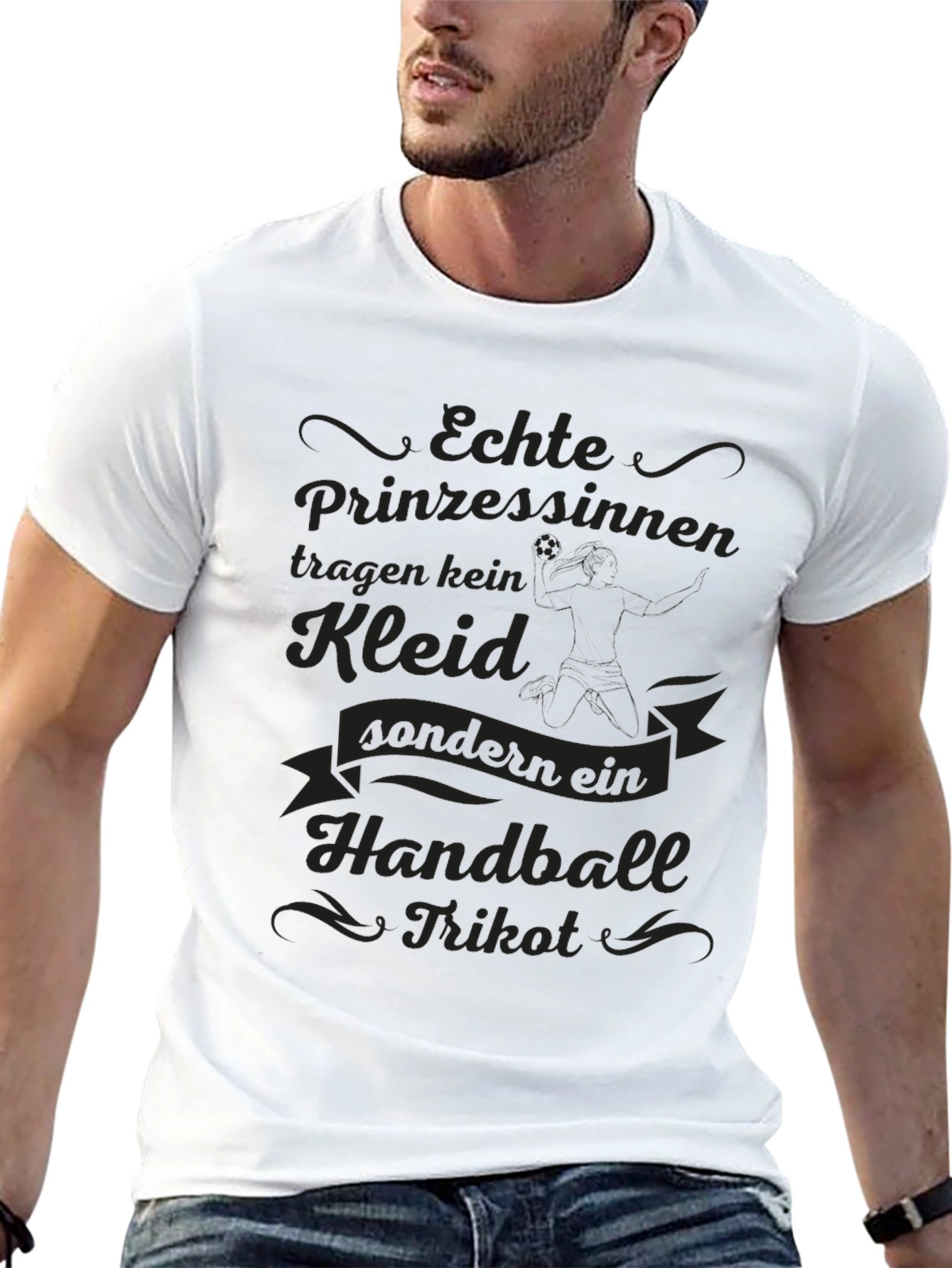 Handball Princess Black T-Shirt