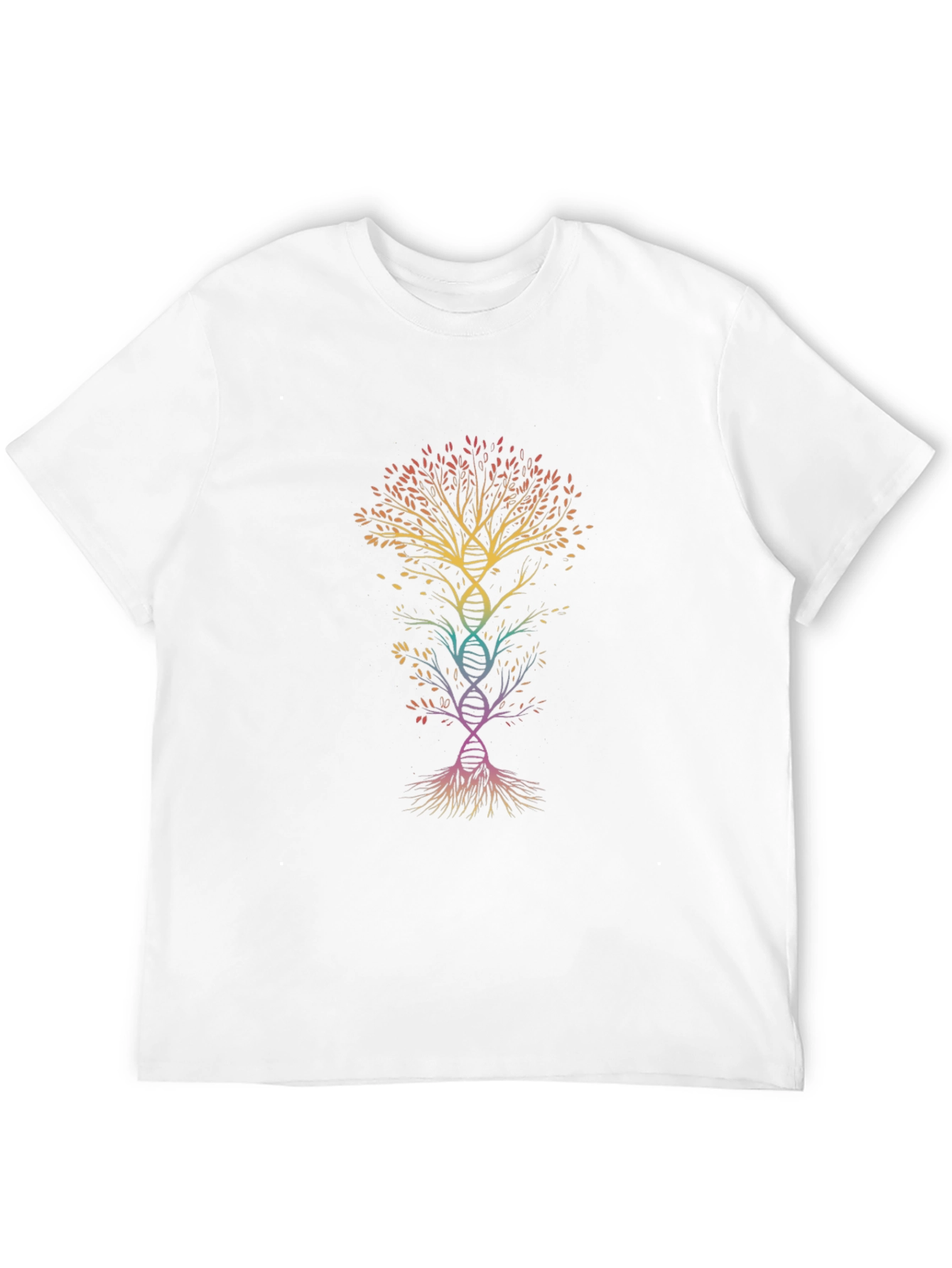 DNA Tree Graphic Tee - Unisex Black T-Shirt