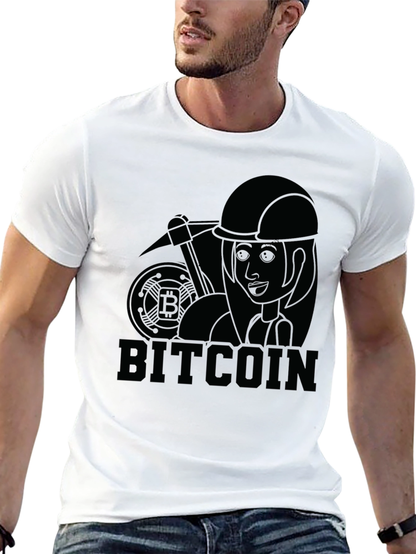 Bitcoin Miner T-Shirt - Crypto Currency Fan Tee