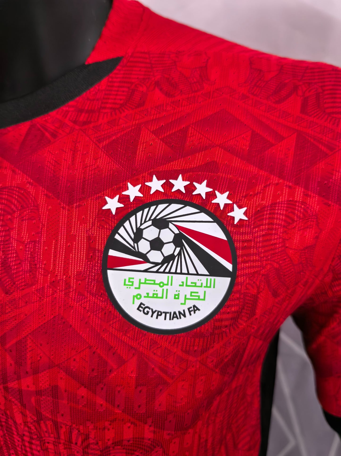Egypt 2025 Home Red Soccer Jersey in a Refined Matchday Look