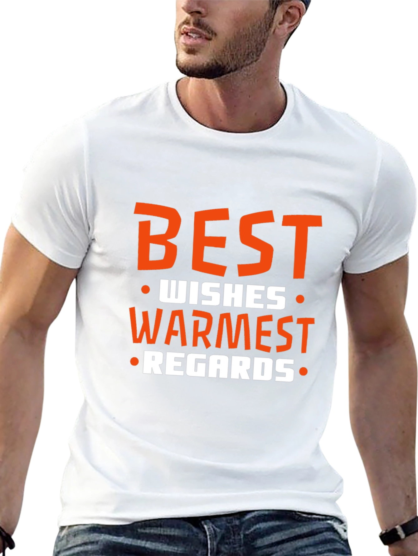 Best Wishes Graphic T-Shirt - Soft Cotton Blend