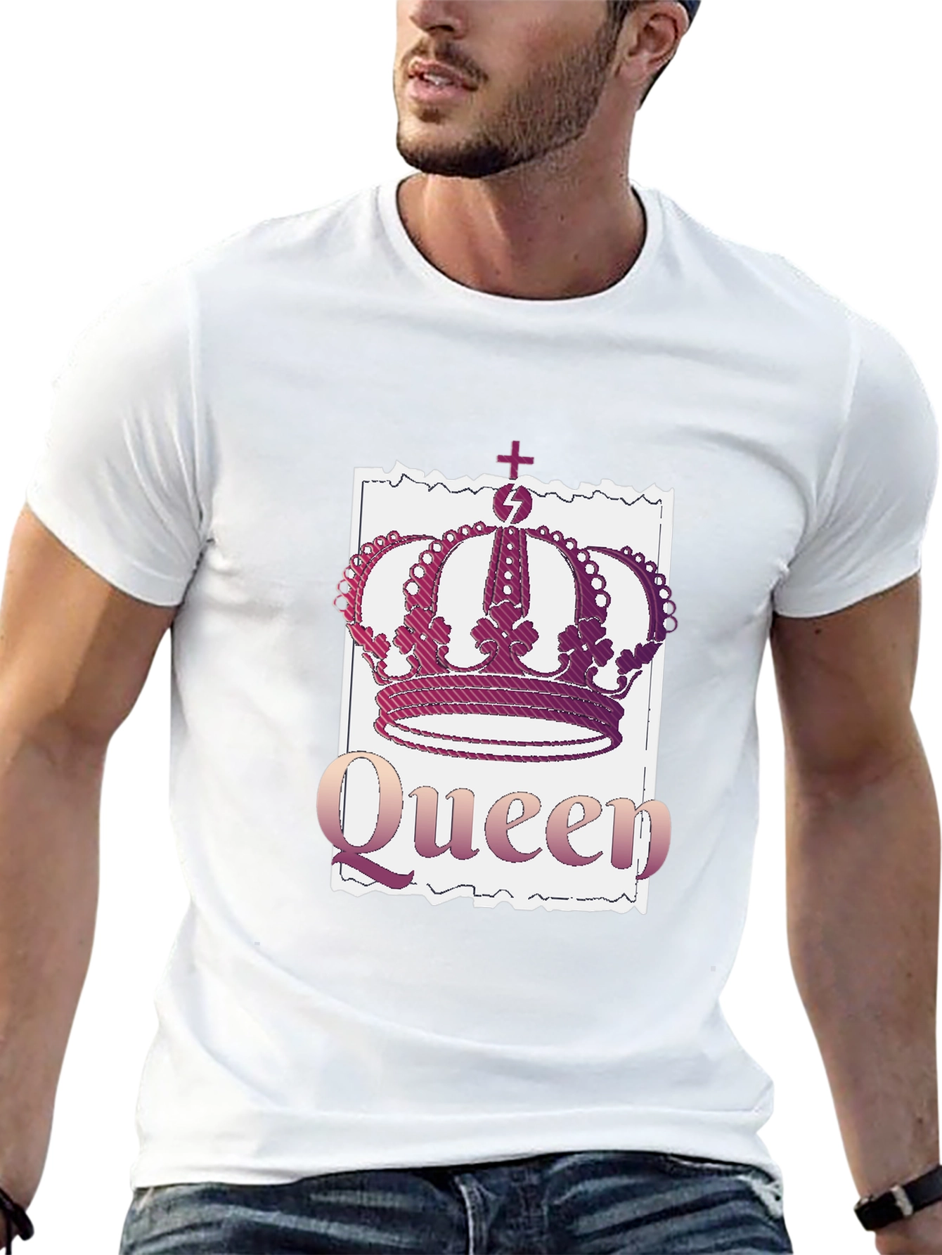 Queen Crown Graphic Tee - Stylish and Trendy