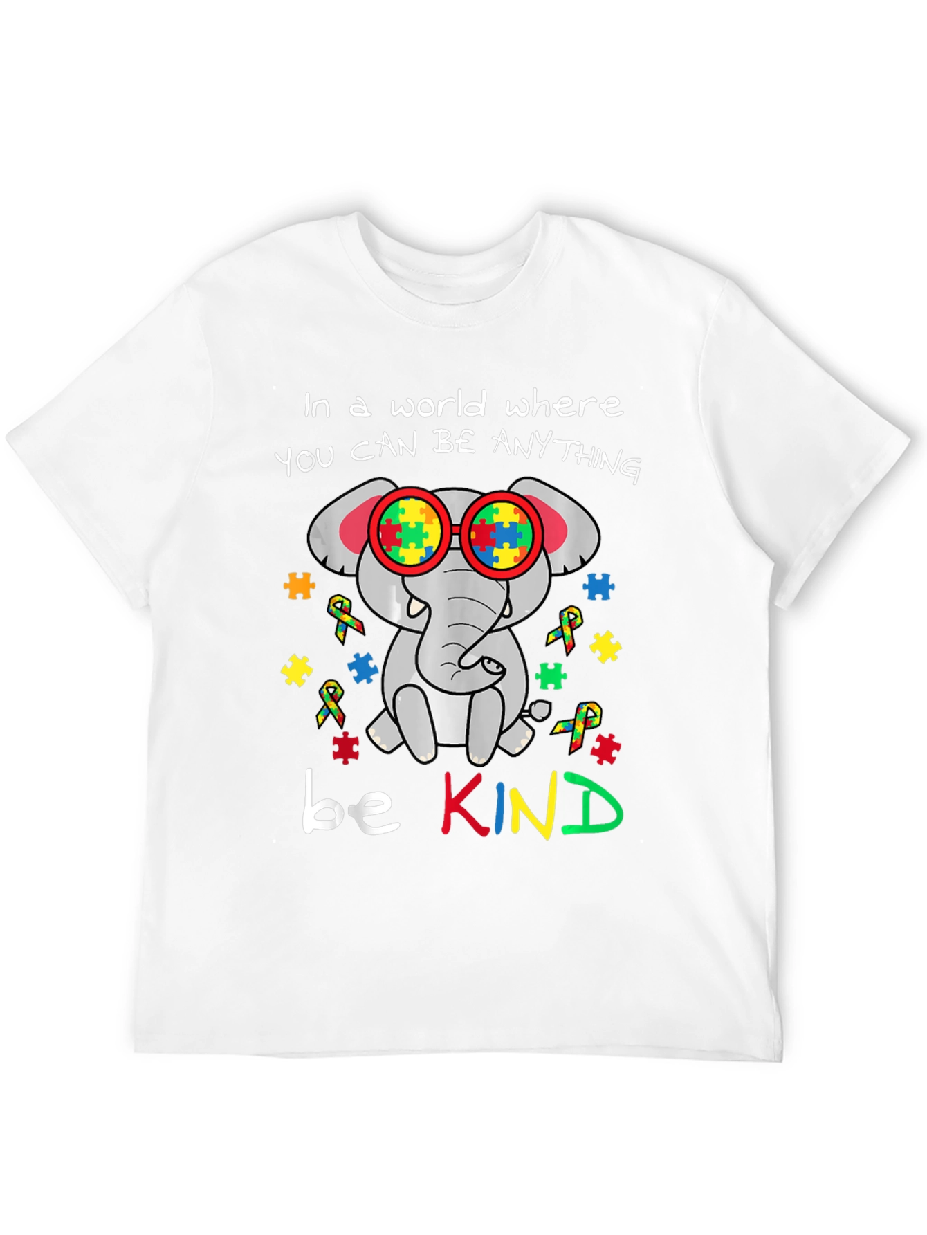 Be Kind Autism Awareness Graphic Tee