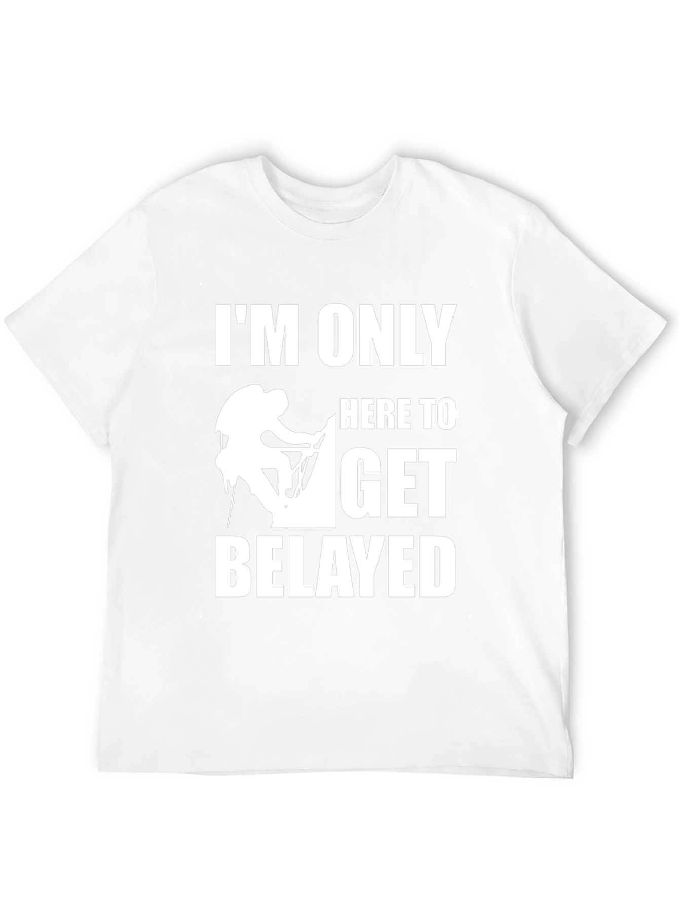 Climbing T-Shirt: Belayed Graphic Tee