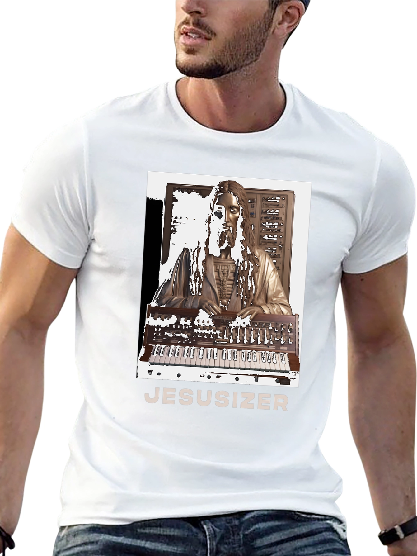 Jesusizer Graphic T-Shirt - Funny Religious Tee