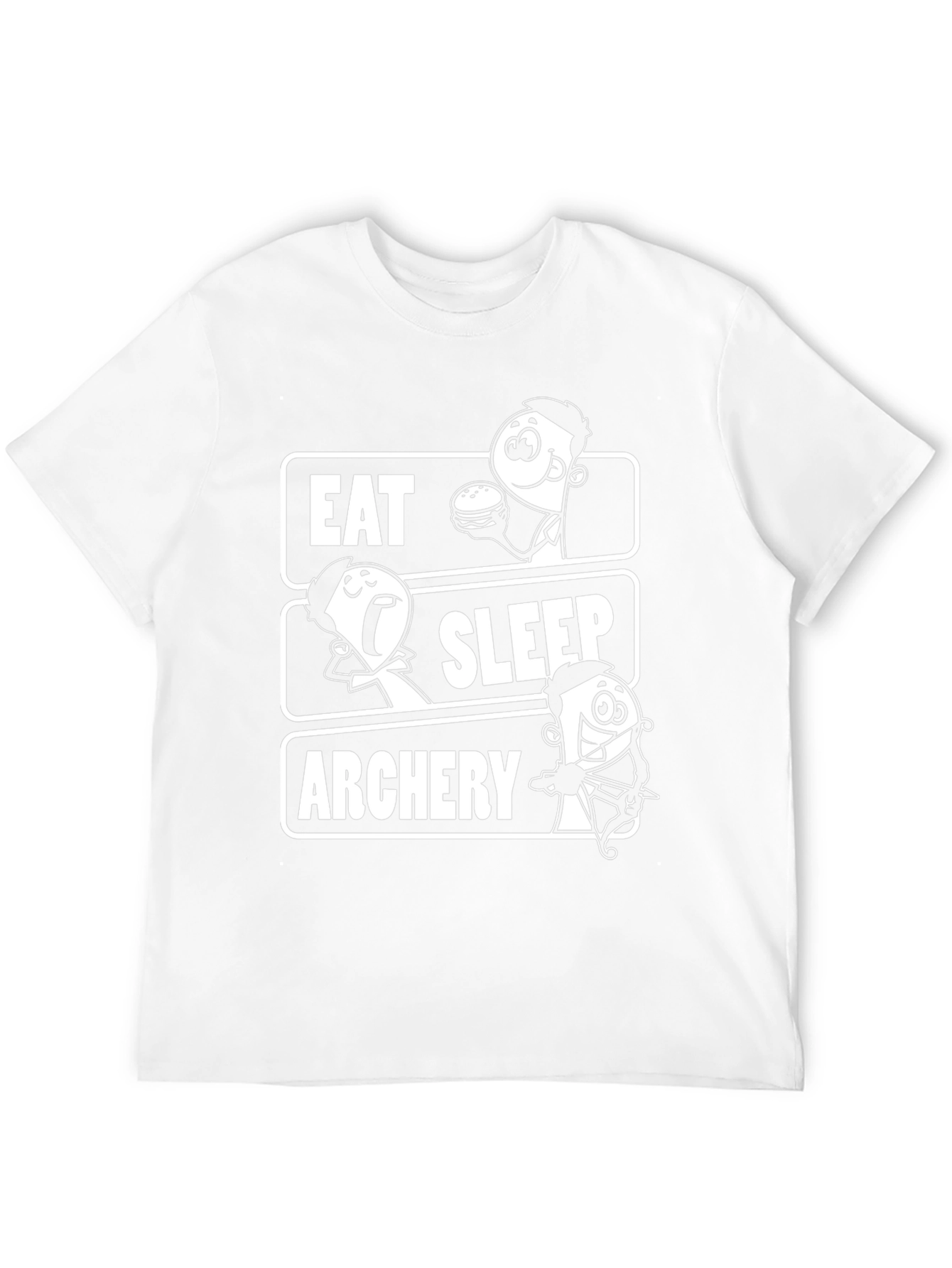 Eat Sleep Archery Black Graphic Tee