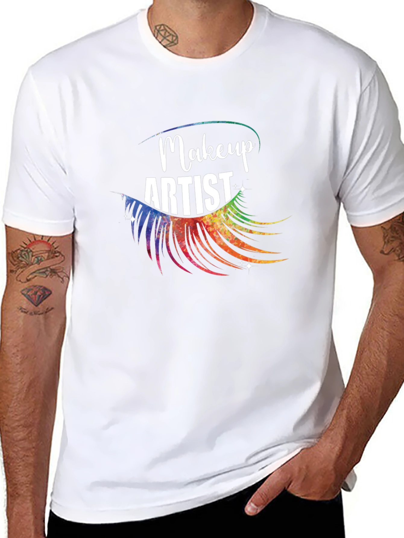 Makeup Artist Graphic Tee - Stylish & Comfortable