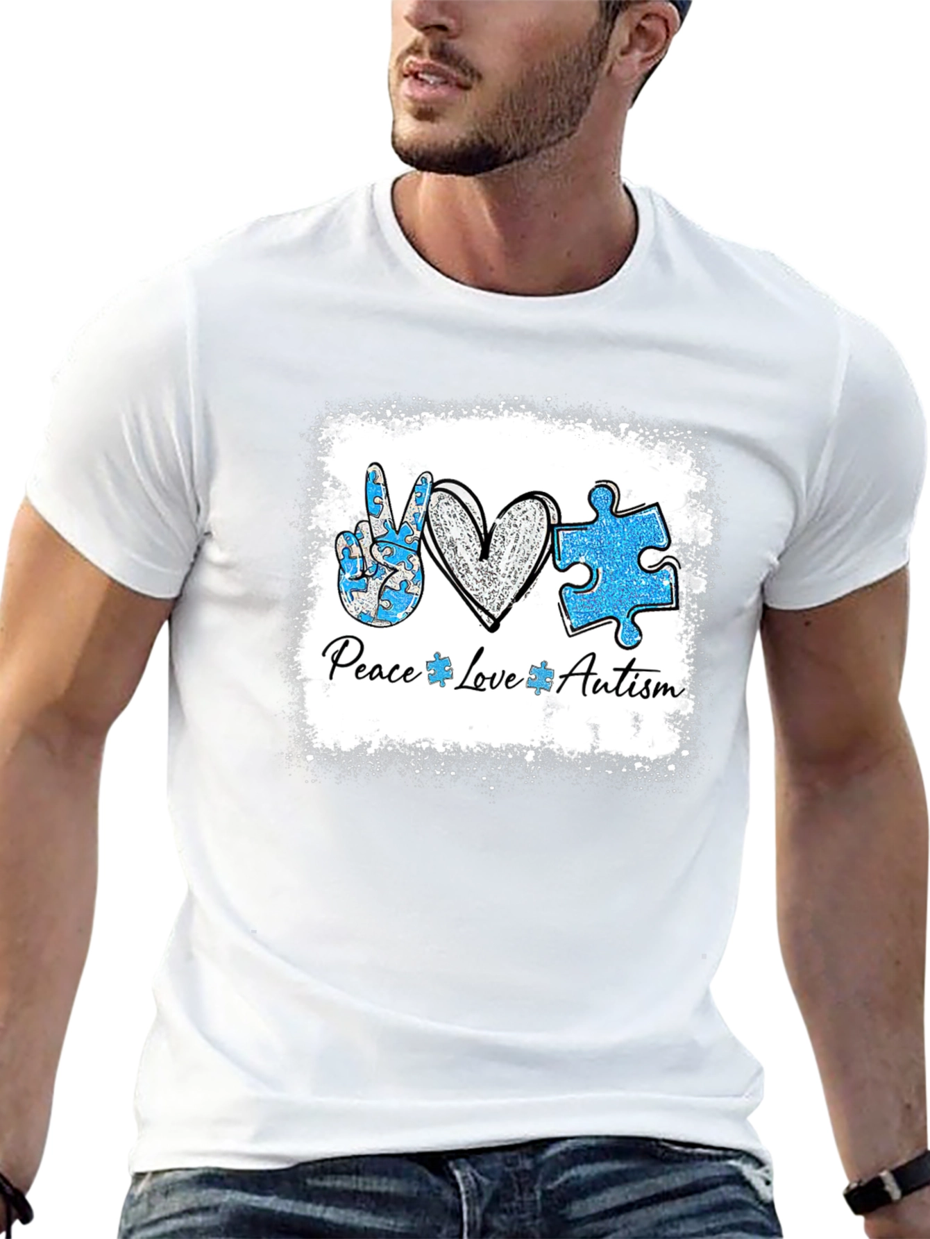 Peace Love Autism T-Shirt