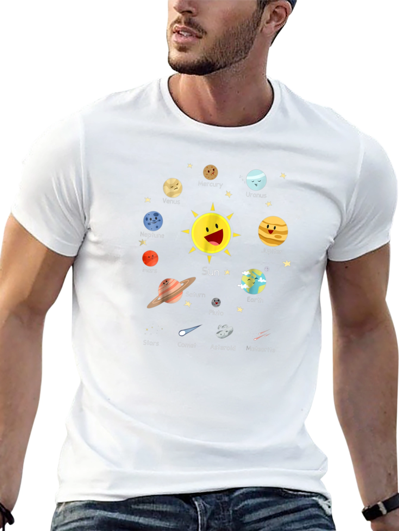 Planets Solar System T-Shirt Science Astronomy Tee