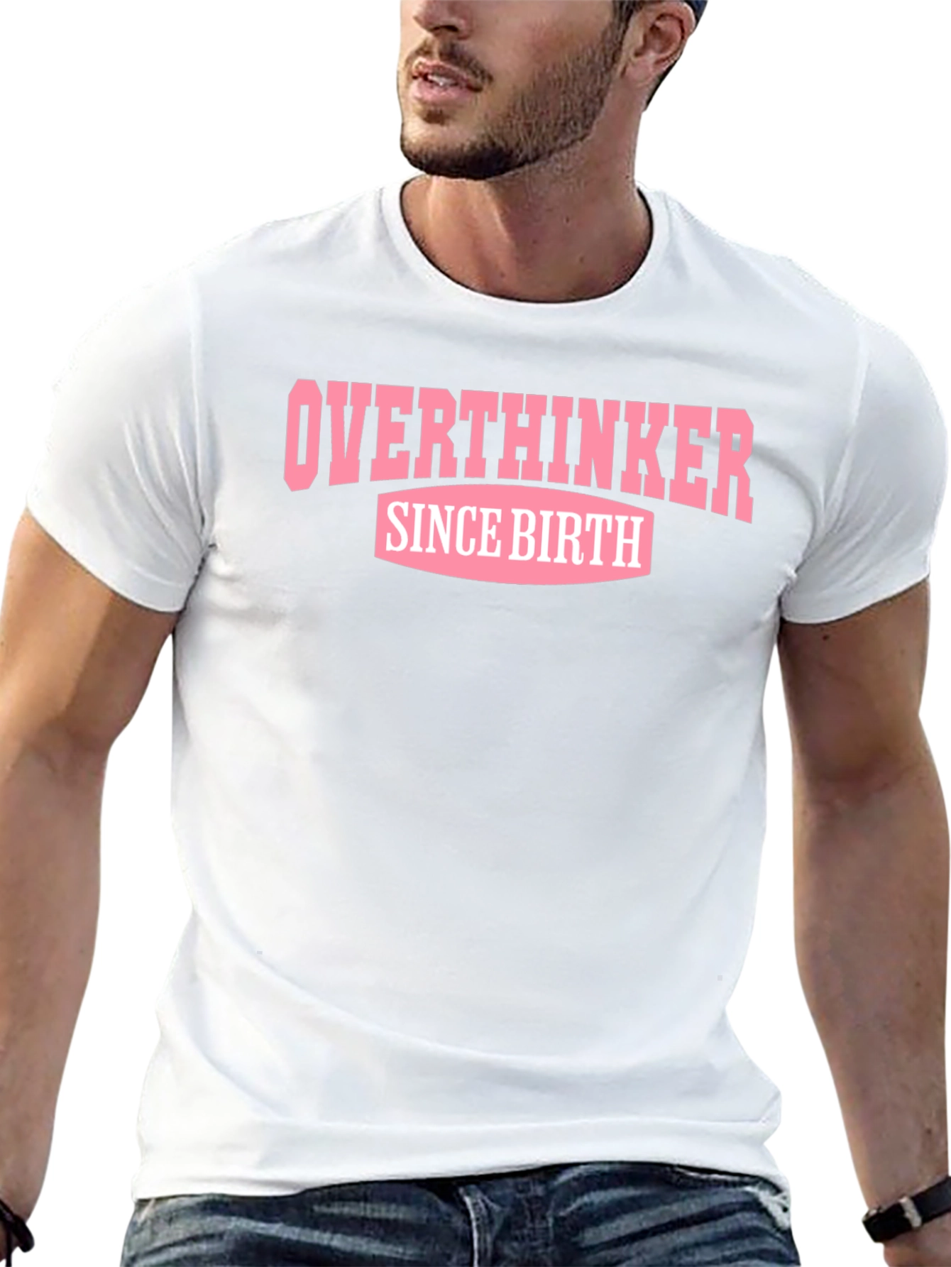 Overthinker Since Birth T-Shirt - Black