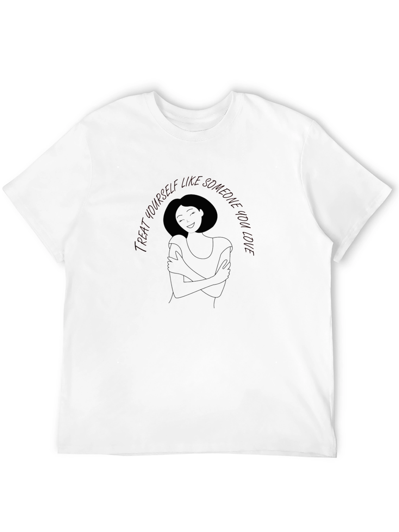 Self-Love Embrace Tee - Black