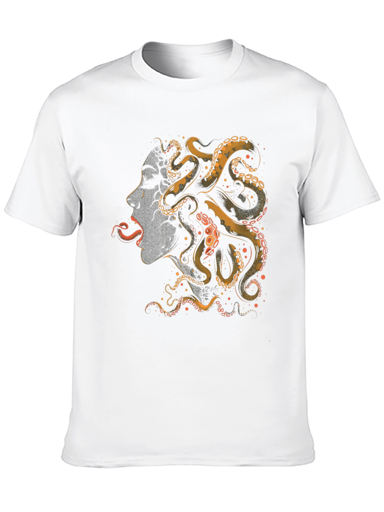 Octopus Haired Woman Graphic Tee