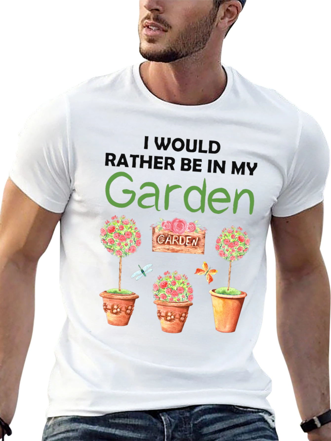 Id Rather Be In My Garden T-Shirt