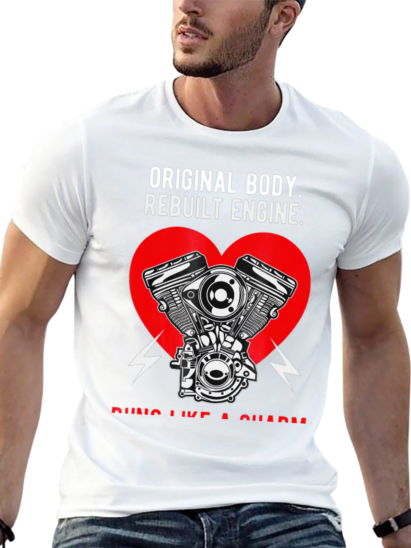 Original Body Rebuilt Engine Mens Tee