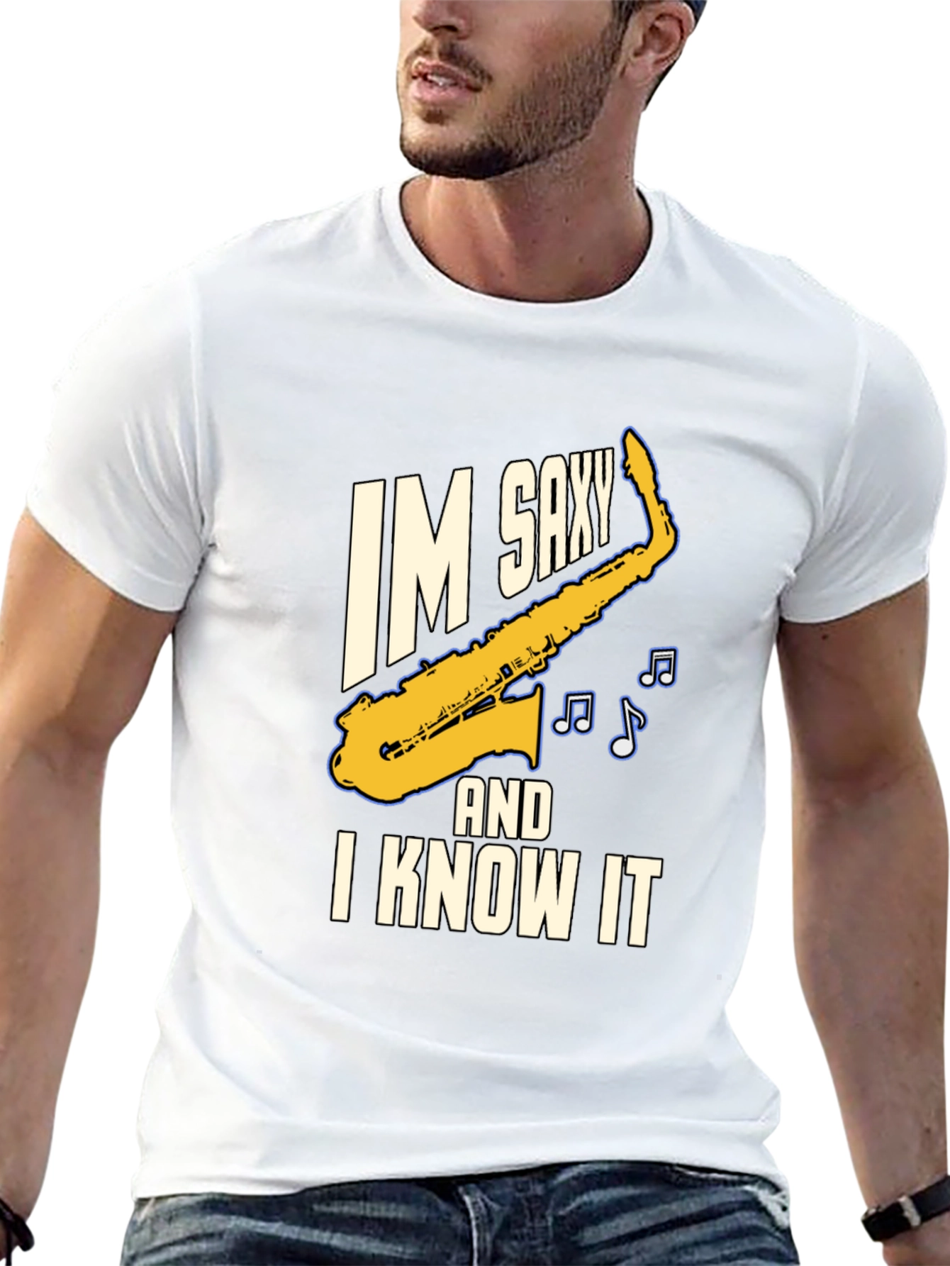 Im Saxy and I Know It Saxophone T-Shirt