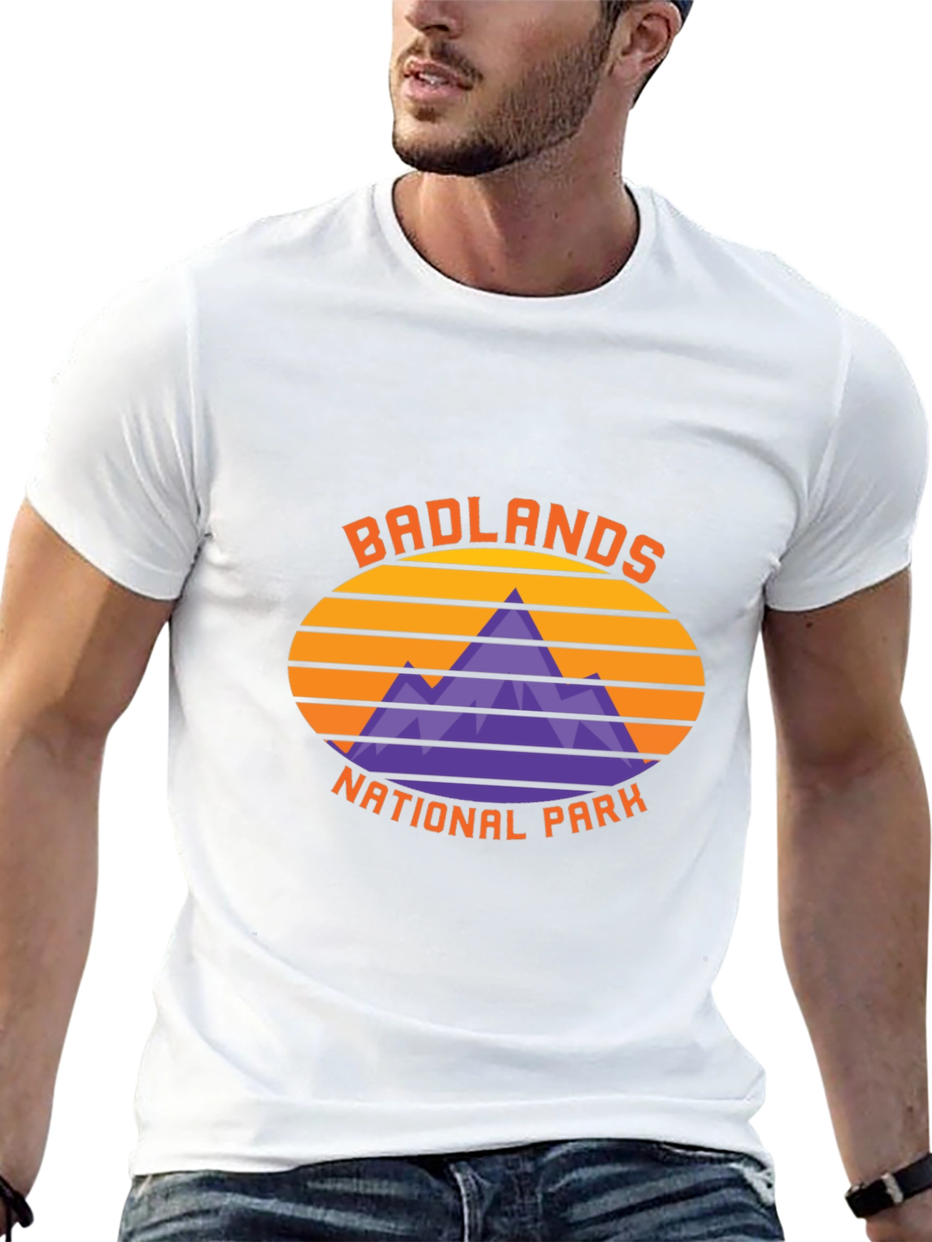 Badlands National Park Retro T-Shirt