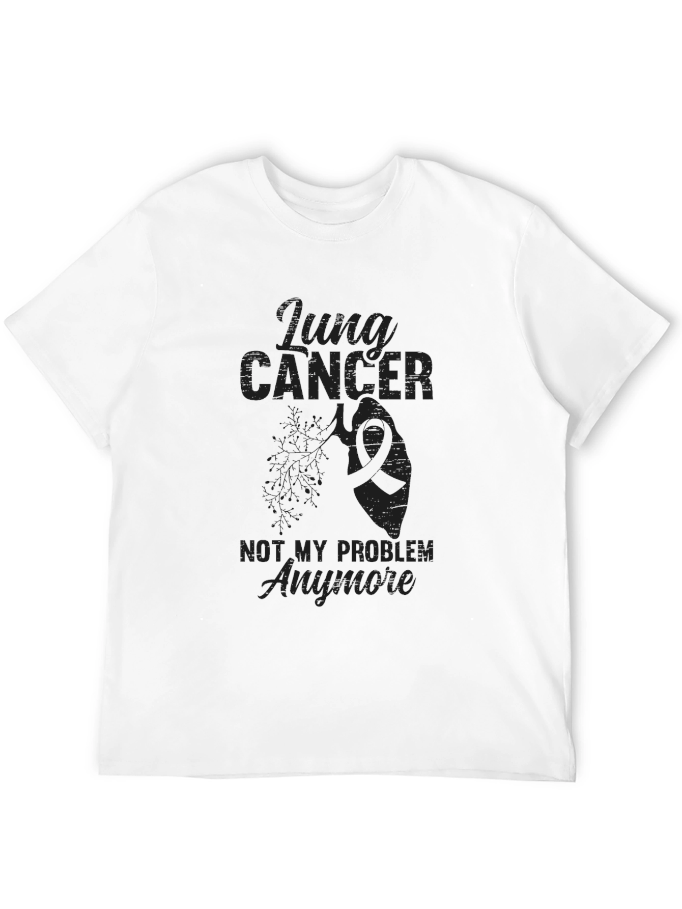 Lung Cancer Survivor T-Shirt Black