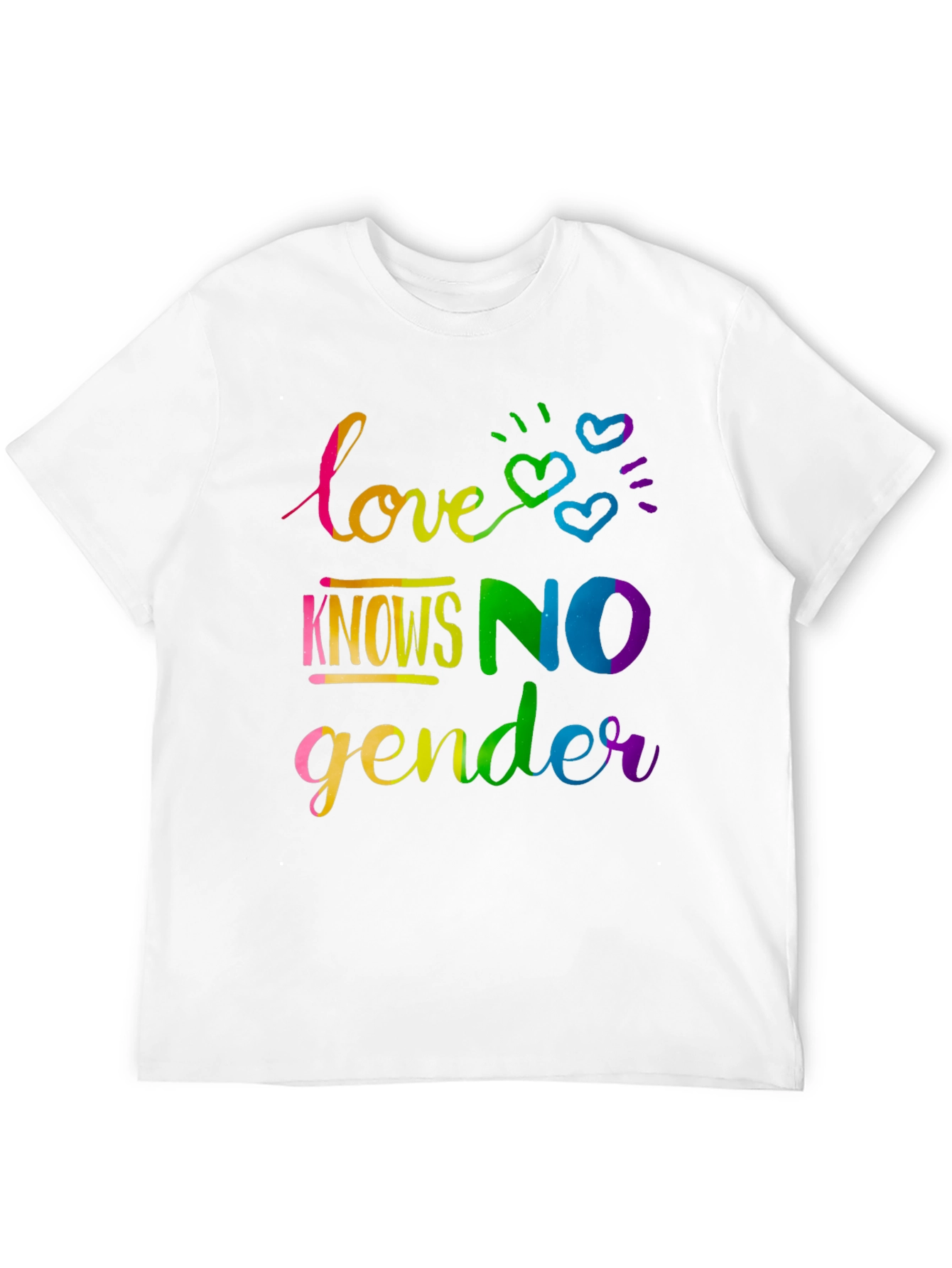 Love Knows No Gender Rainbow T-Shirt