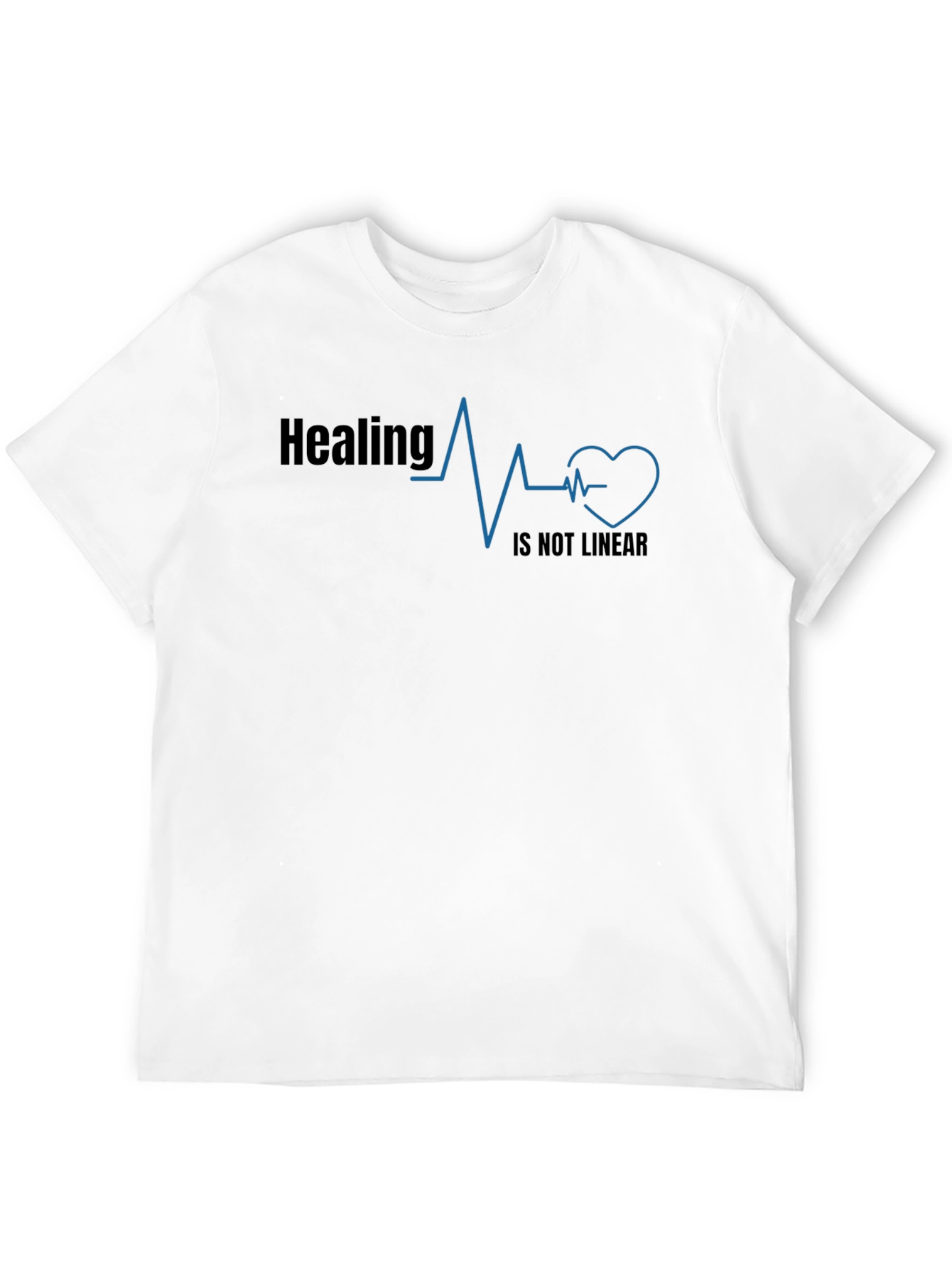 Healing is Not Linear T-Shirt - Heartbeat Design