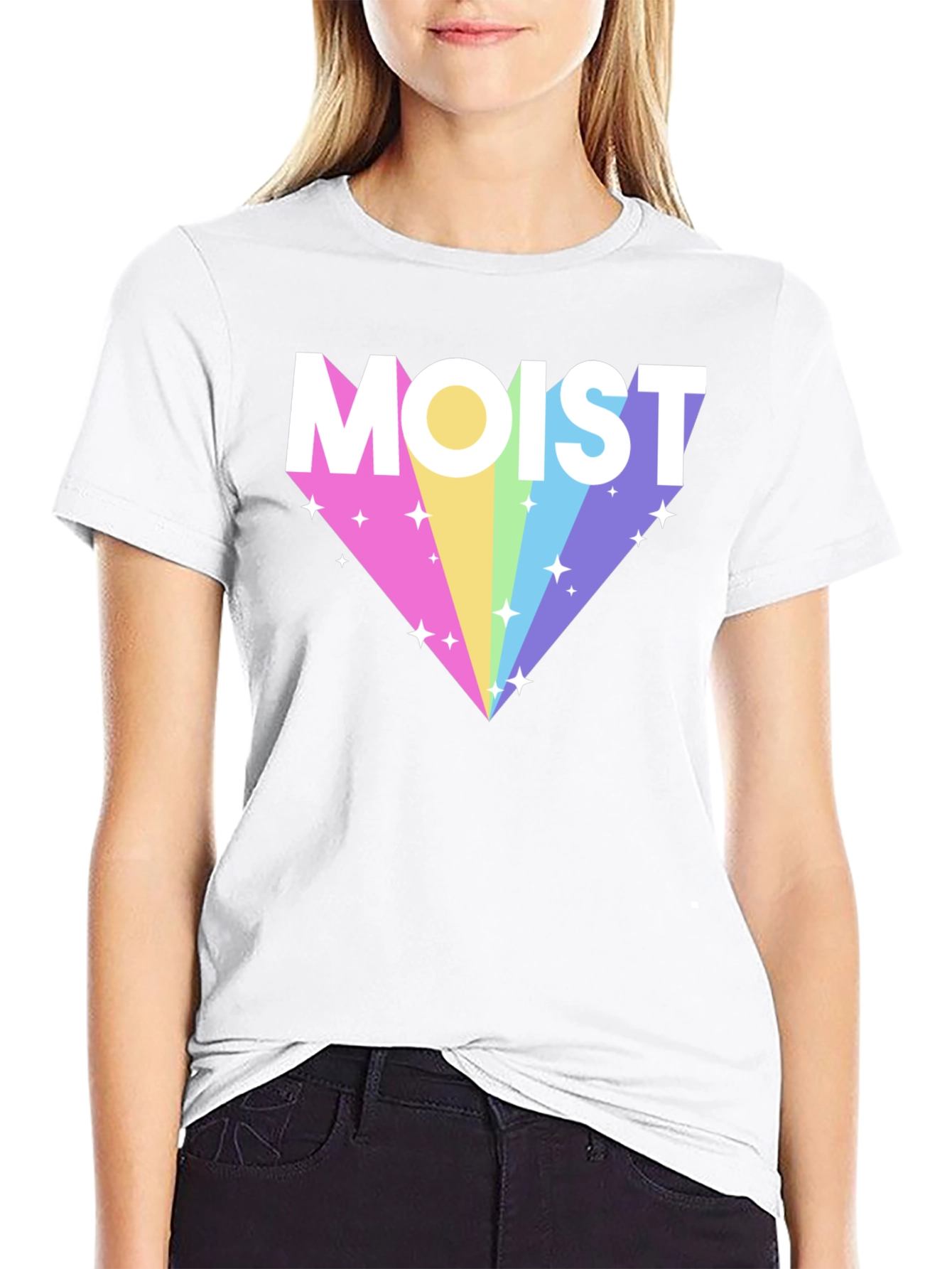 Moist Rainbow Diamond T-Shirt