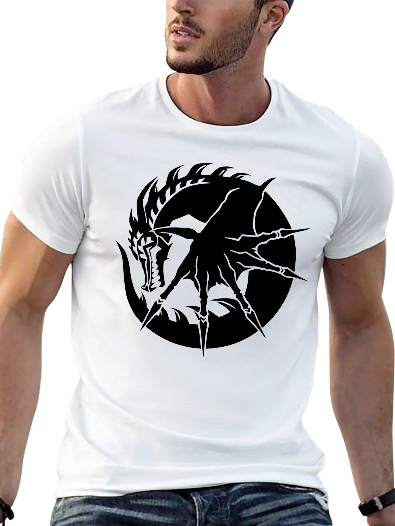 Dragon Hand Graphic Black T-Shirt