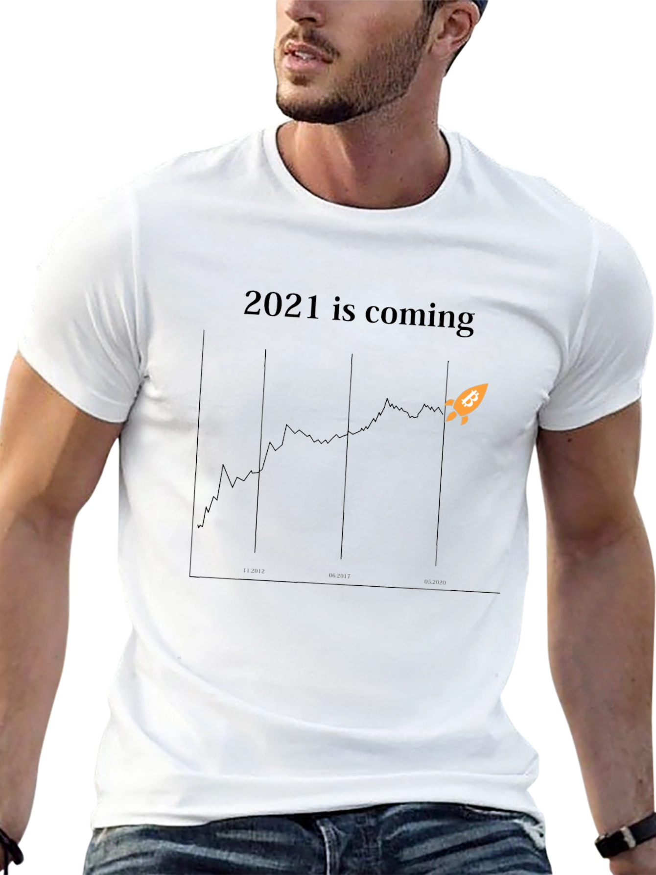 Bitcoin Rocket 2021 T-Shirt