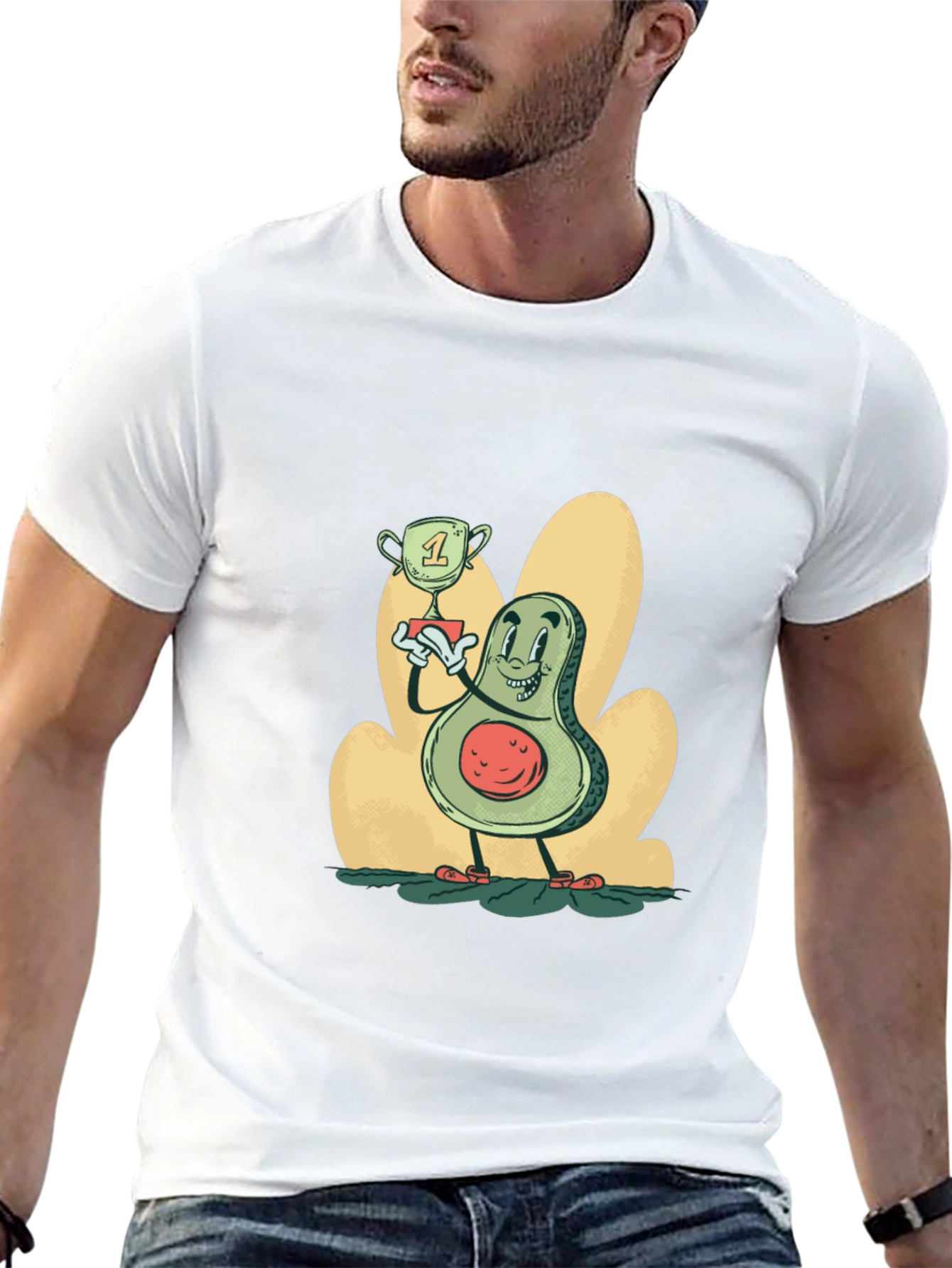 Avocado Champion Graphic Tee
