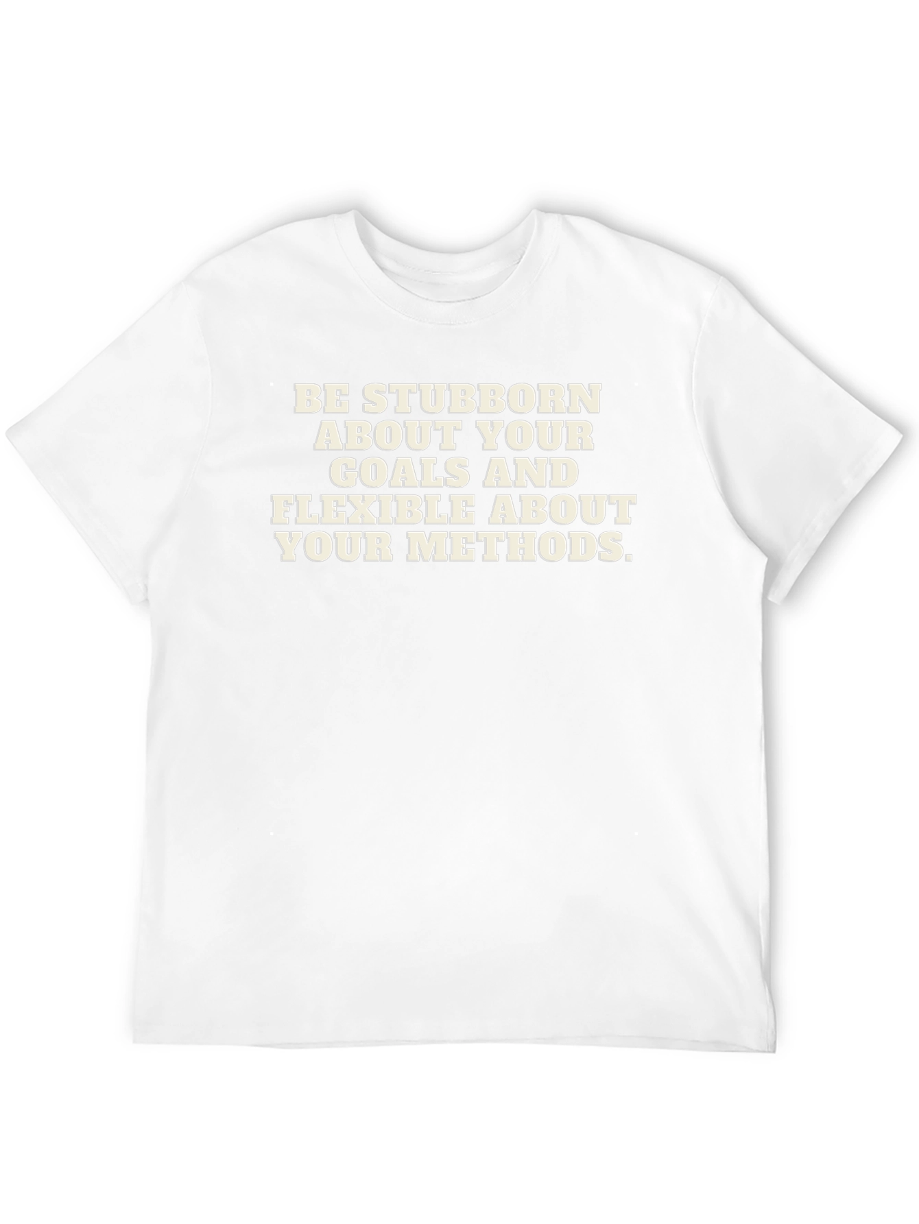 Stubborn Goals Motivational T-Shirt
