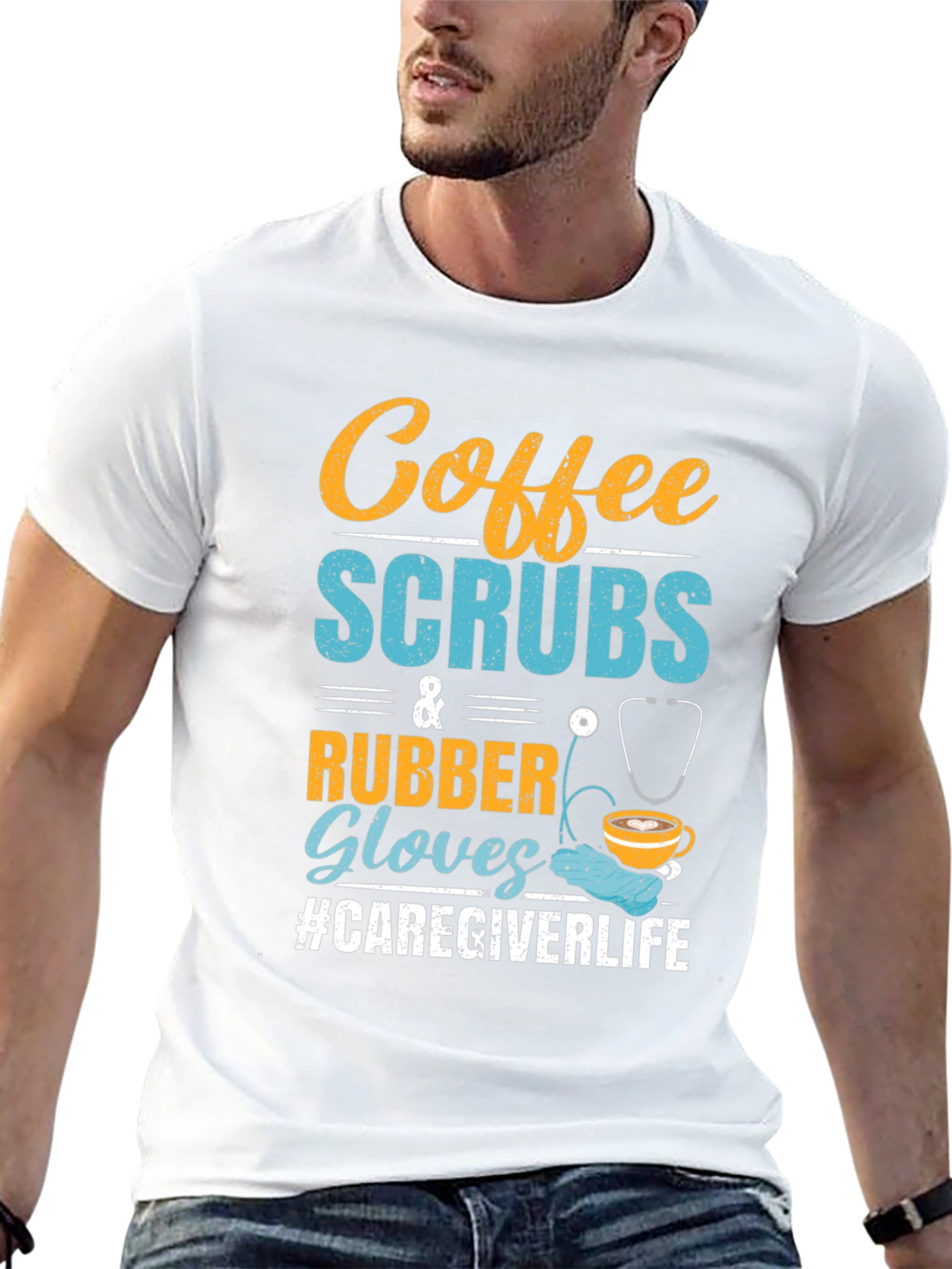 Coffee Scrubs & Rubber Gloves T-Shirt
