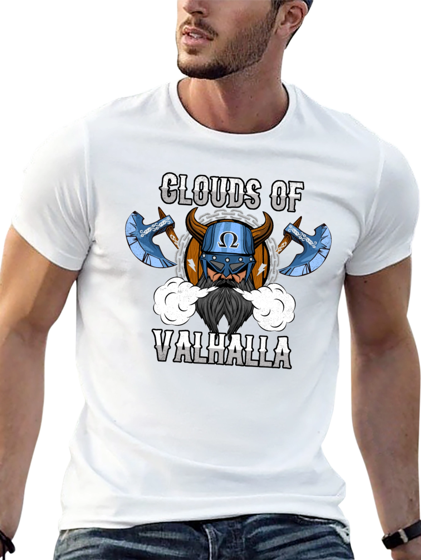 Clouds of Valhalla Viking T-Shirt