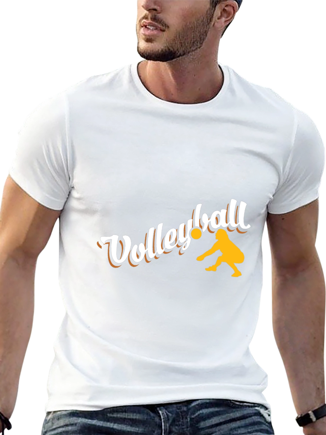 Volleyball Graphic Tee - Stylish Sport T-Shirt