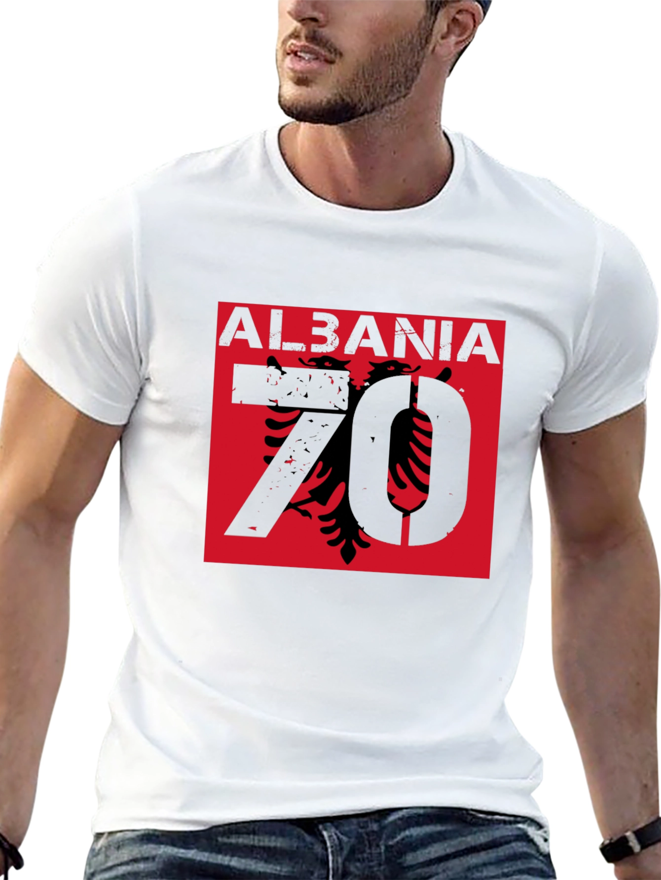 Albania Eagle Black T-Shirt