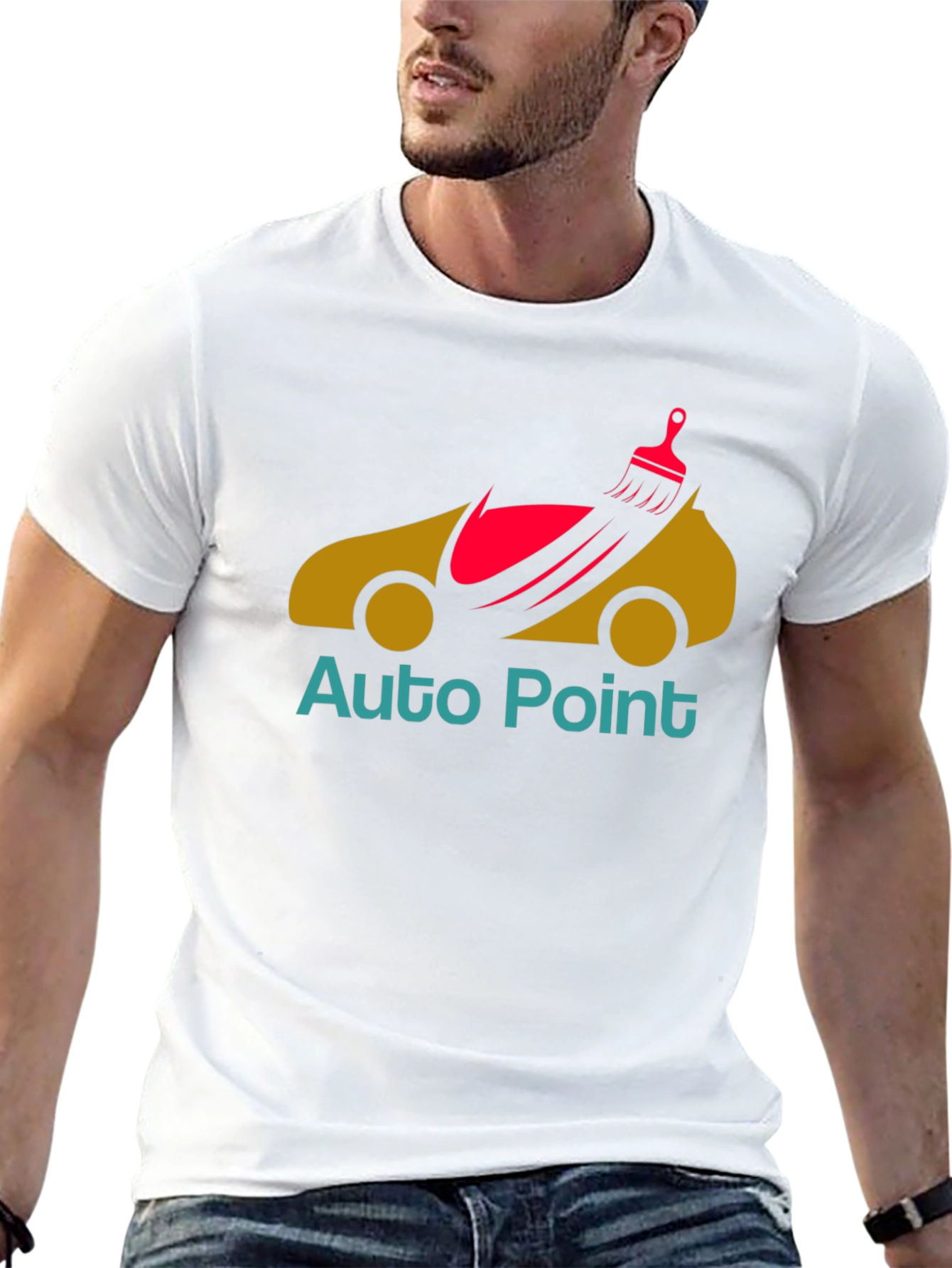 Auto Point Graphic T-Shirt | Car Paint Design