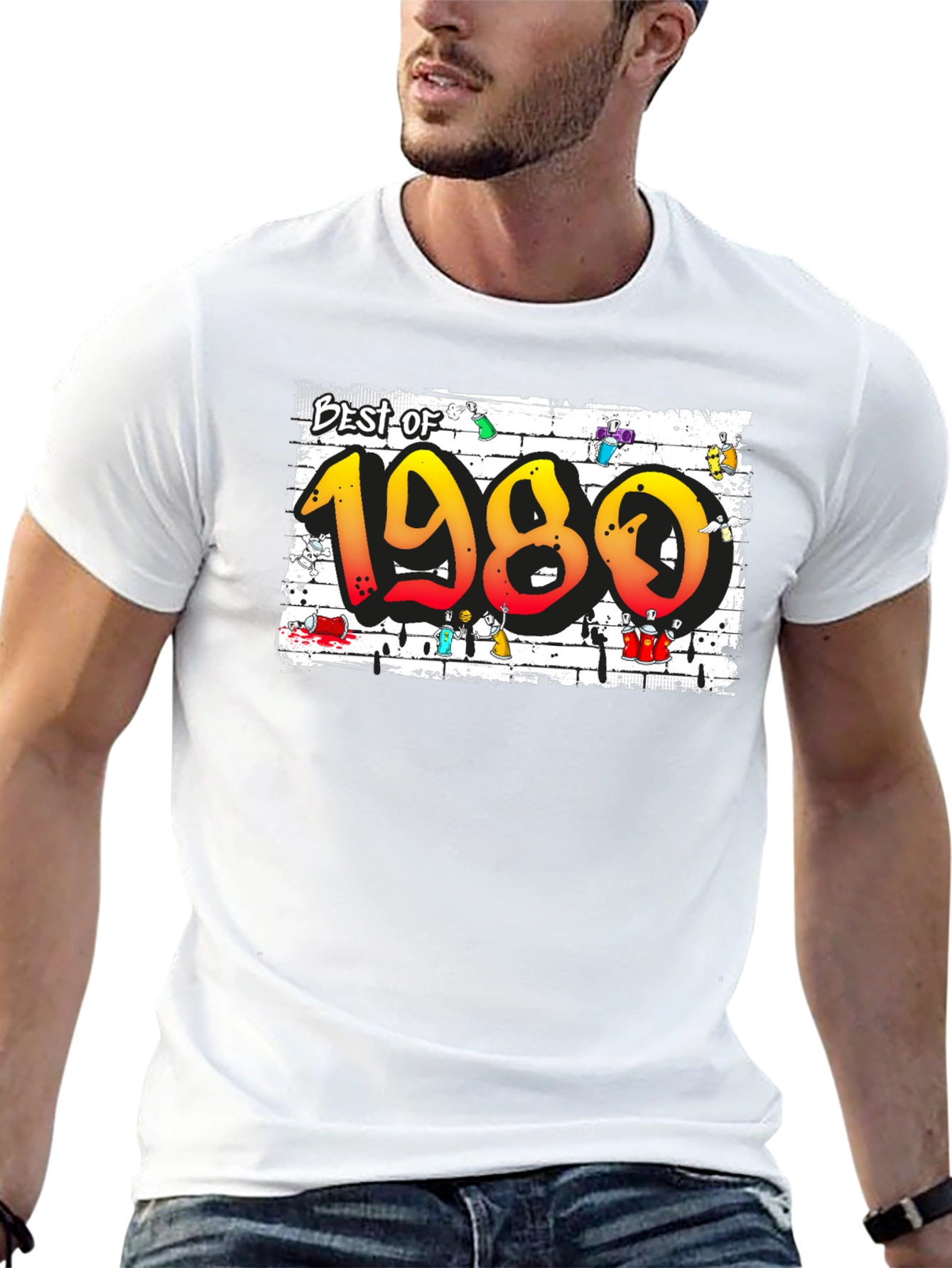 Best of 1980 Graphic Tee - Retro Style