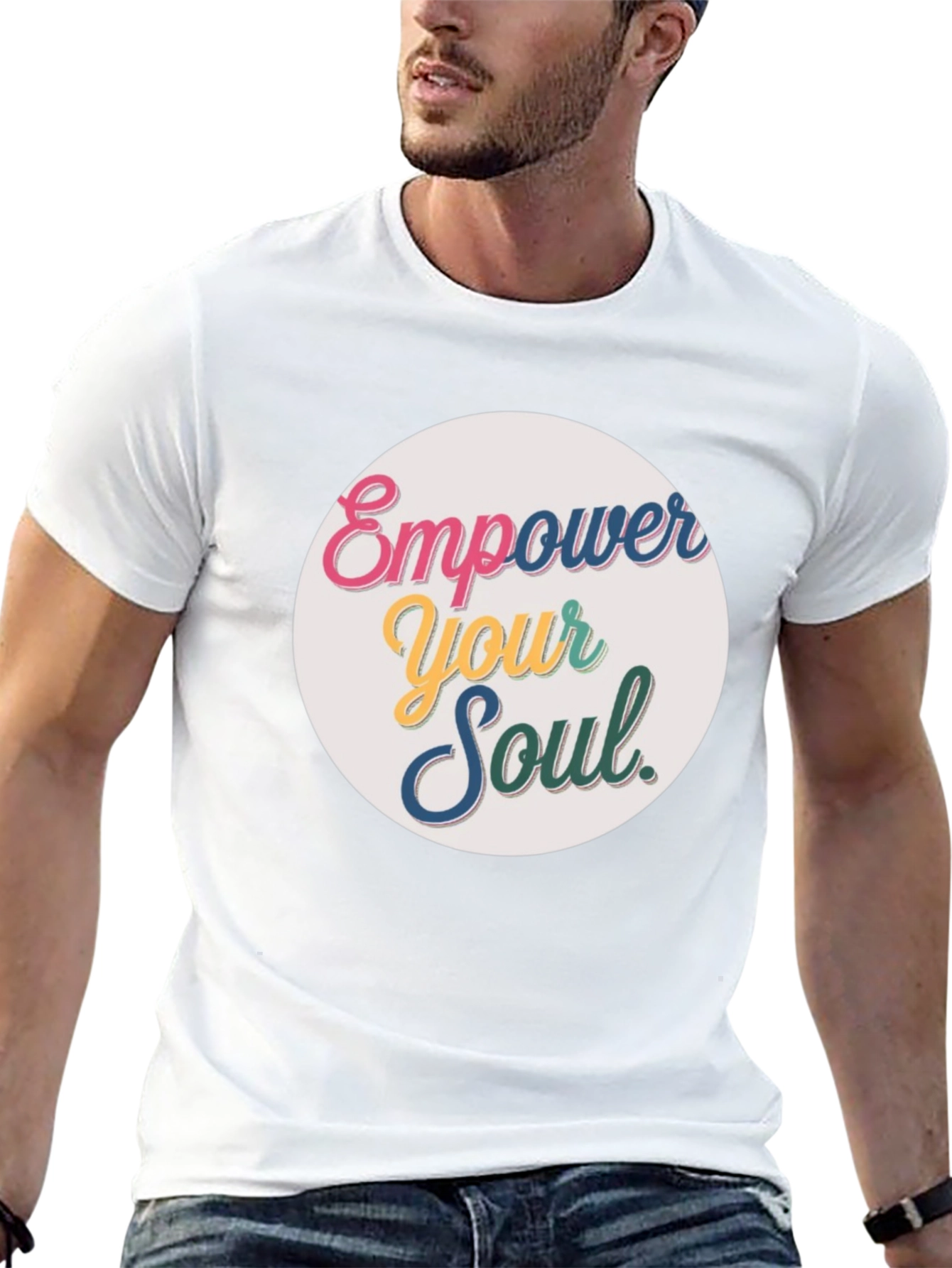 Empower Your Soul Graphic Tee - Black