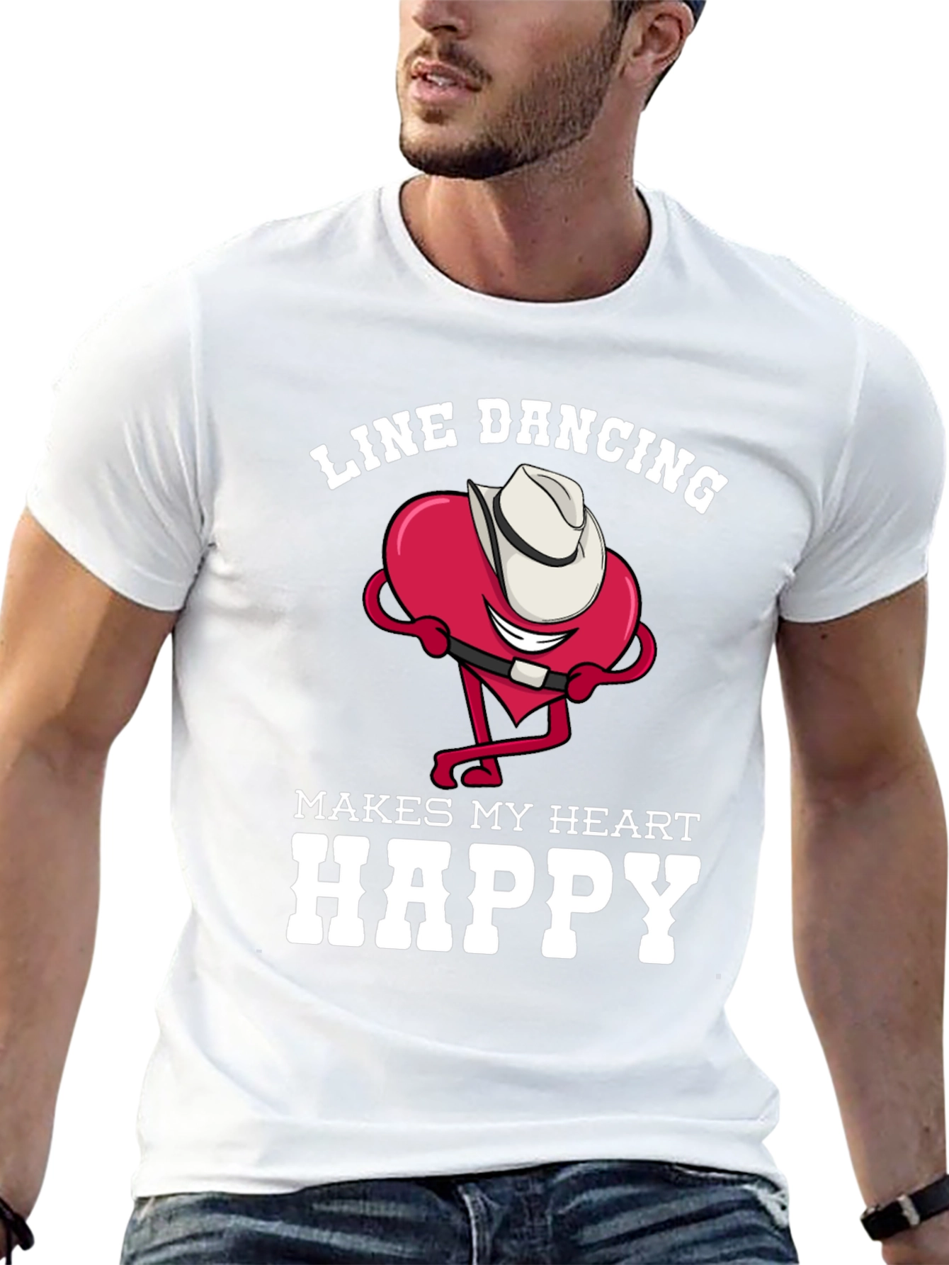 Line Dancing Heart T-Shirt