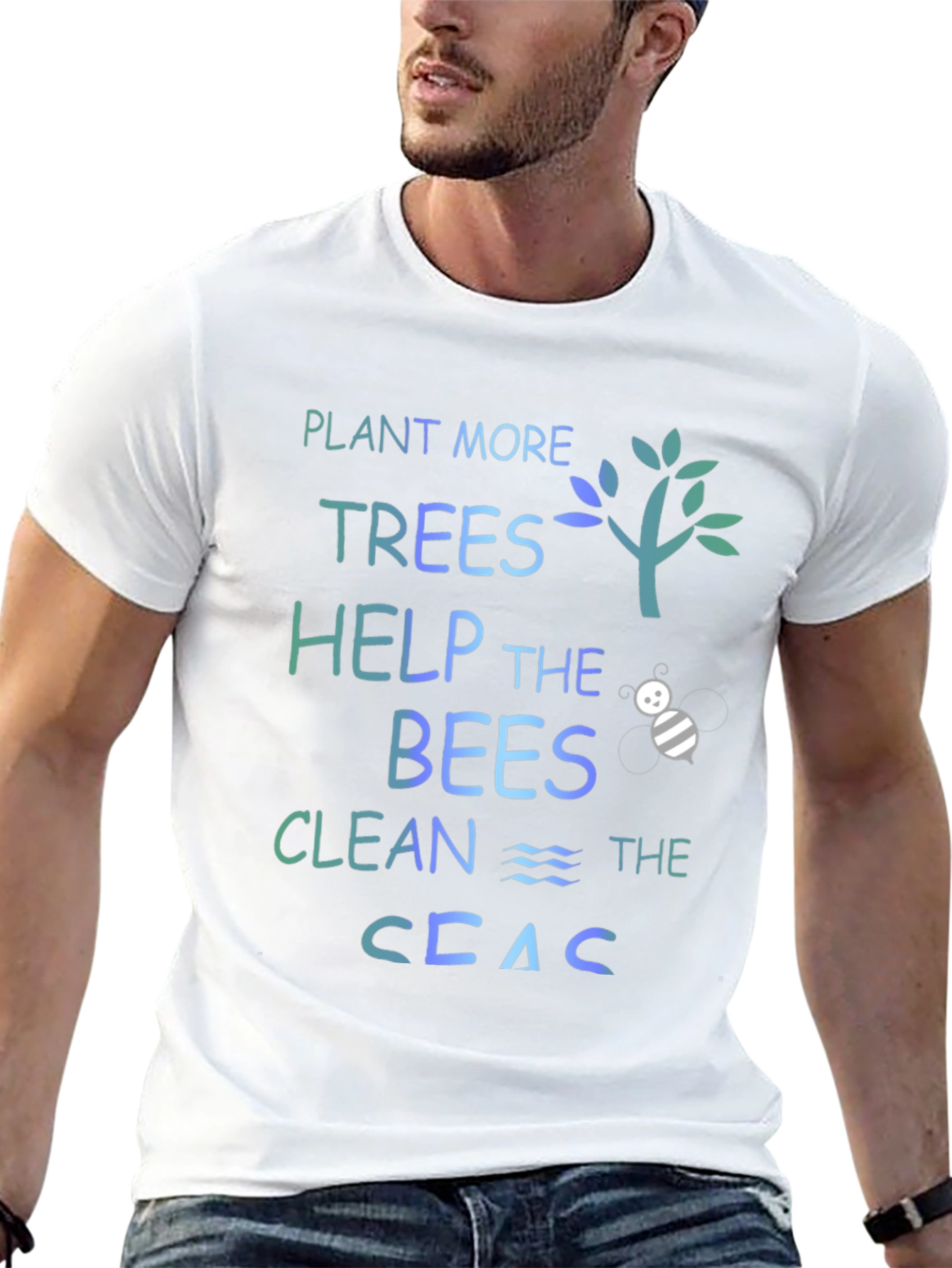 Eco-Friendly Plant More Graphic Tee