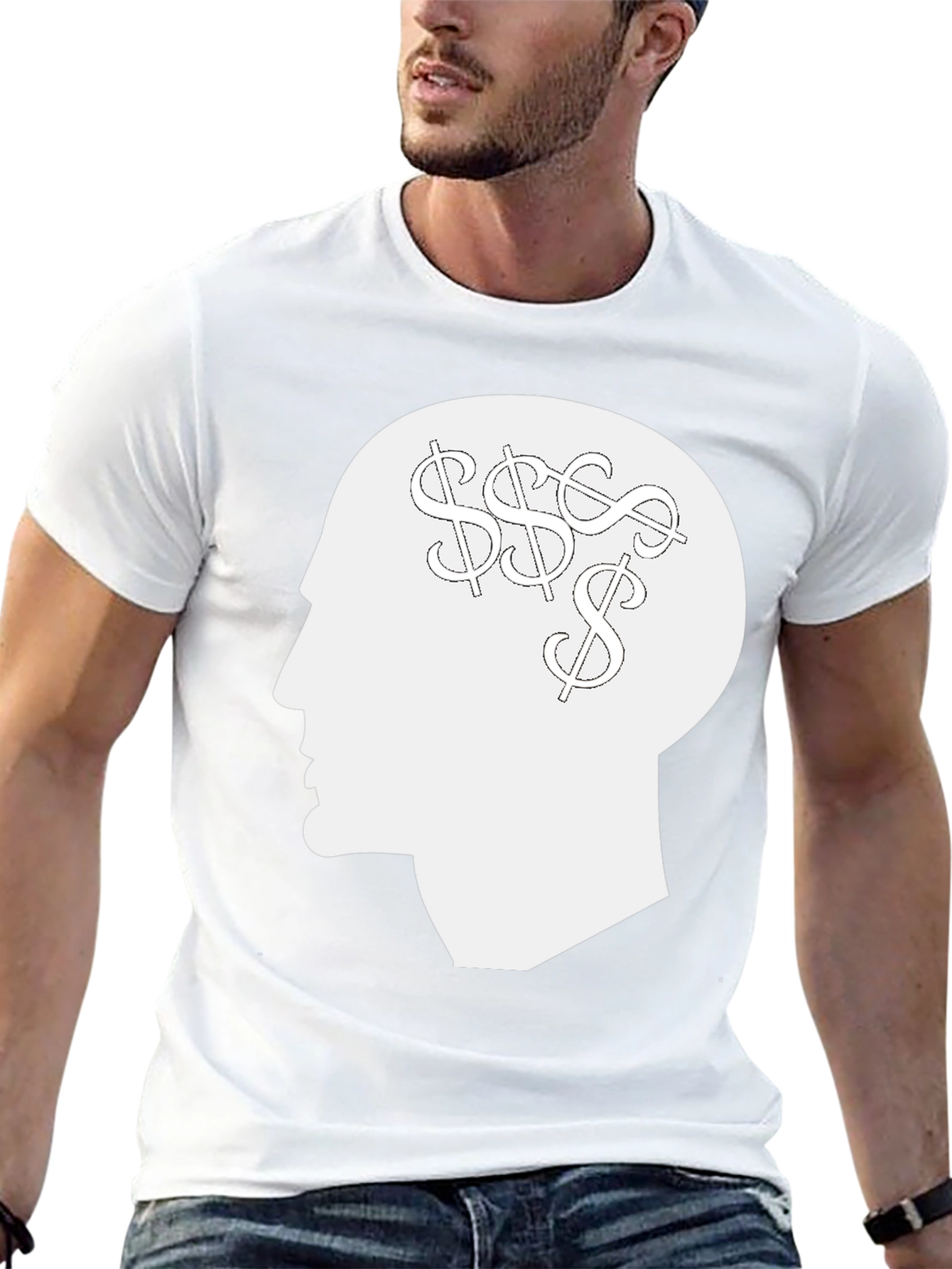 Money Minded Tee - Black Graphic T-Shirt