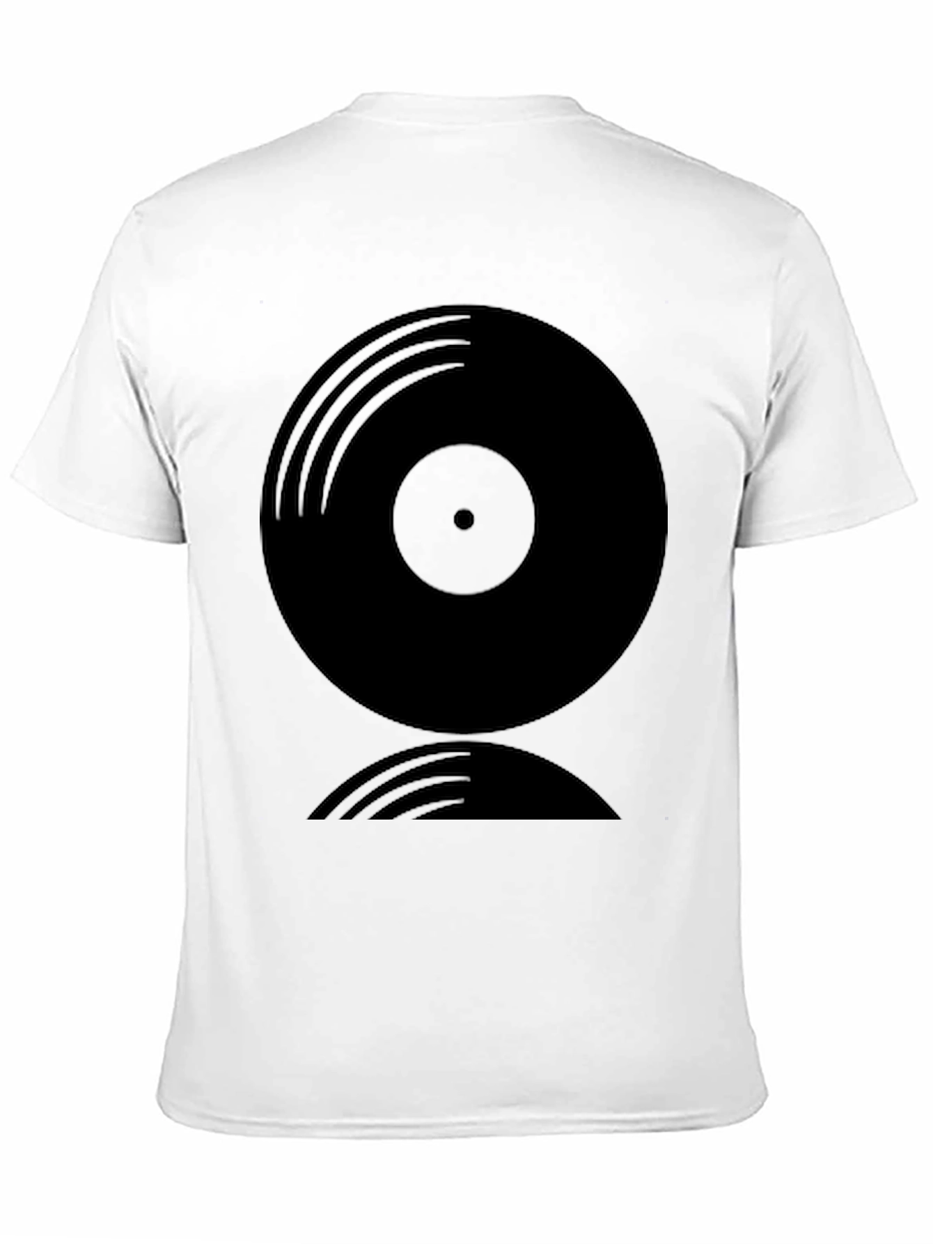 Vinyl Record Graphic Black T-Shirt